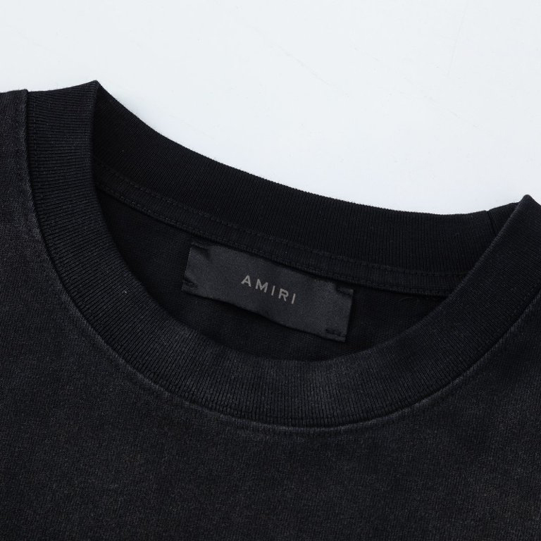 Amiri Flames Printed Cotton T-shirt - DesignerGu