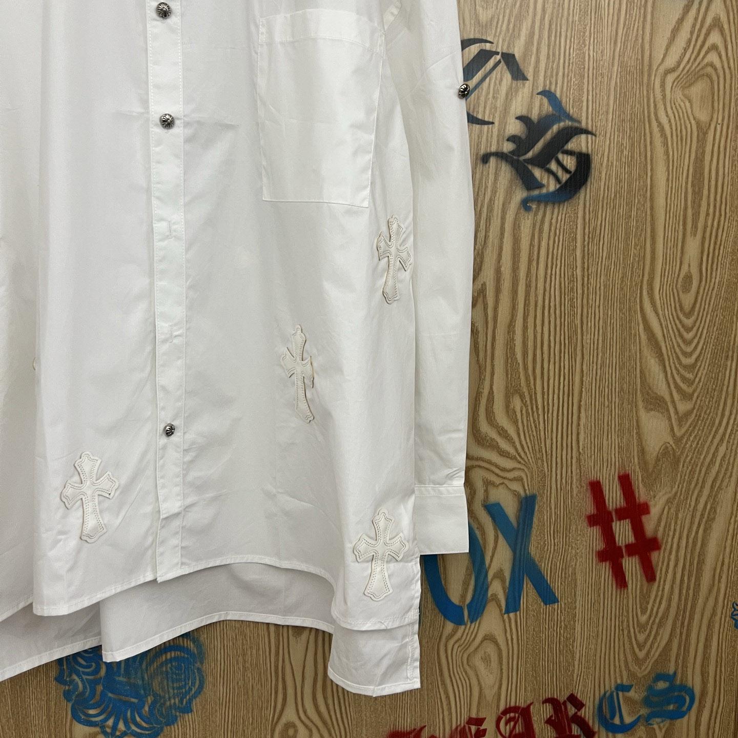 Chrome Hearts  Oversized Cross Patch Shirt - DesignerGu