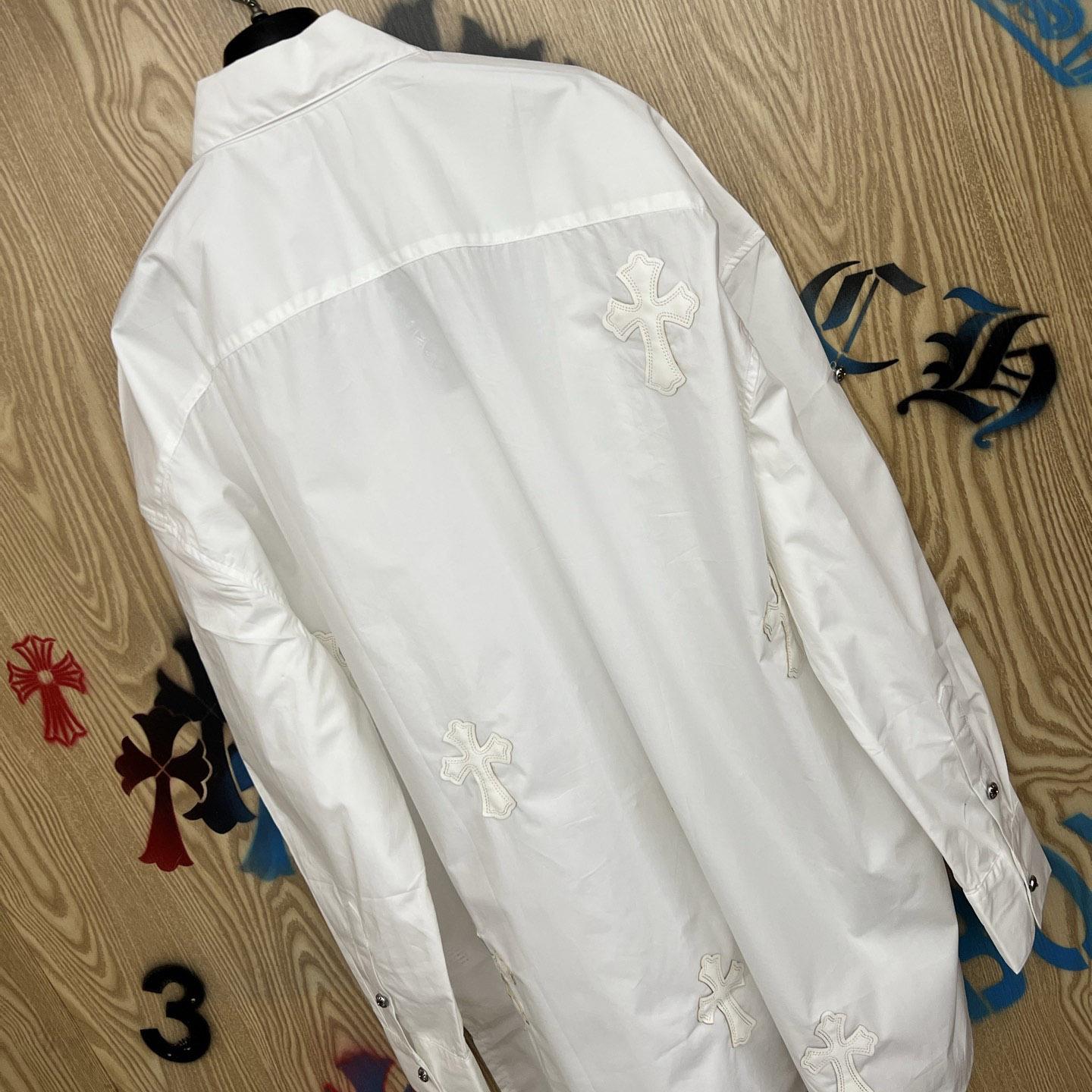Chrome Hearts  Oversized Cross Patch Shirt - DesignerGu