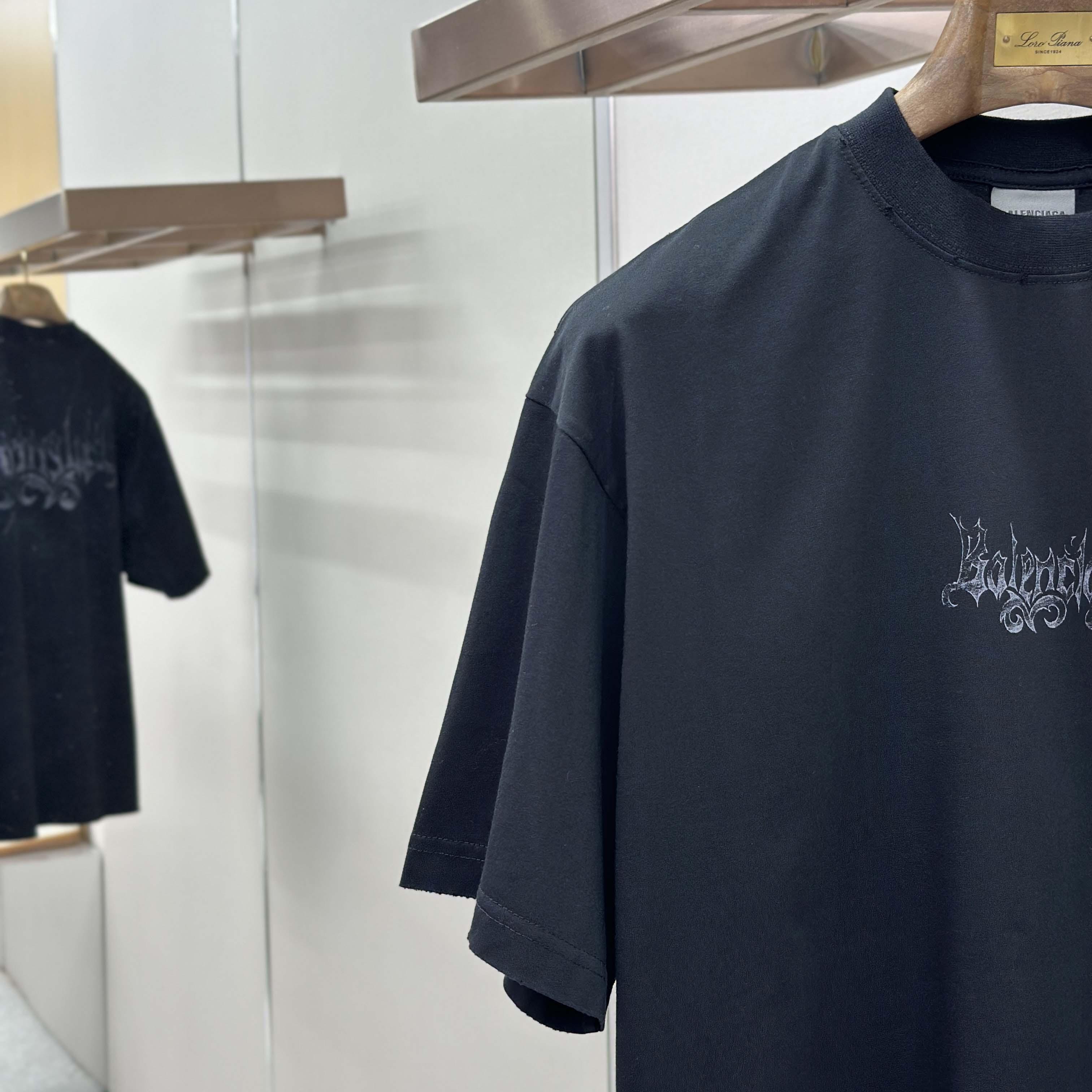 Balenciaga Sketchy Medium Fit T-Shirt - DesignerGu