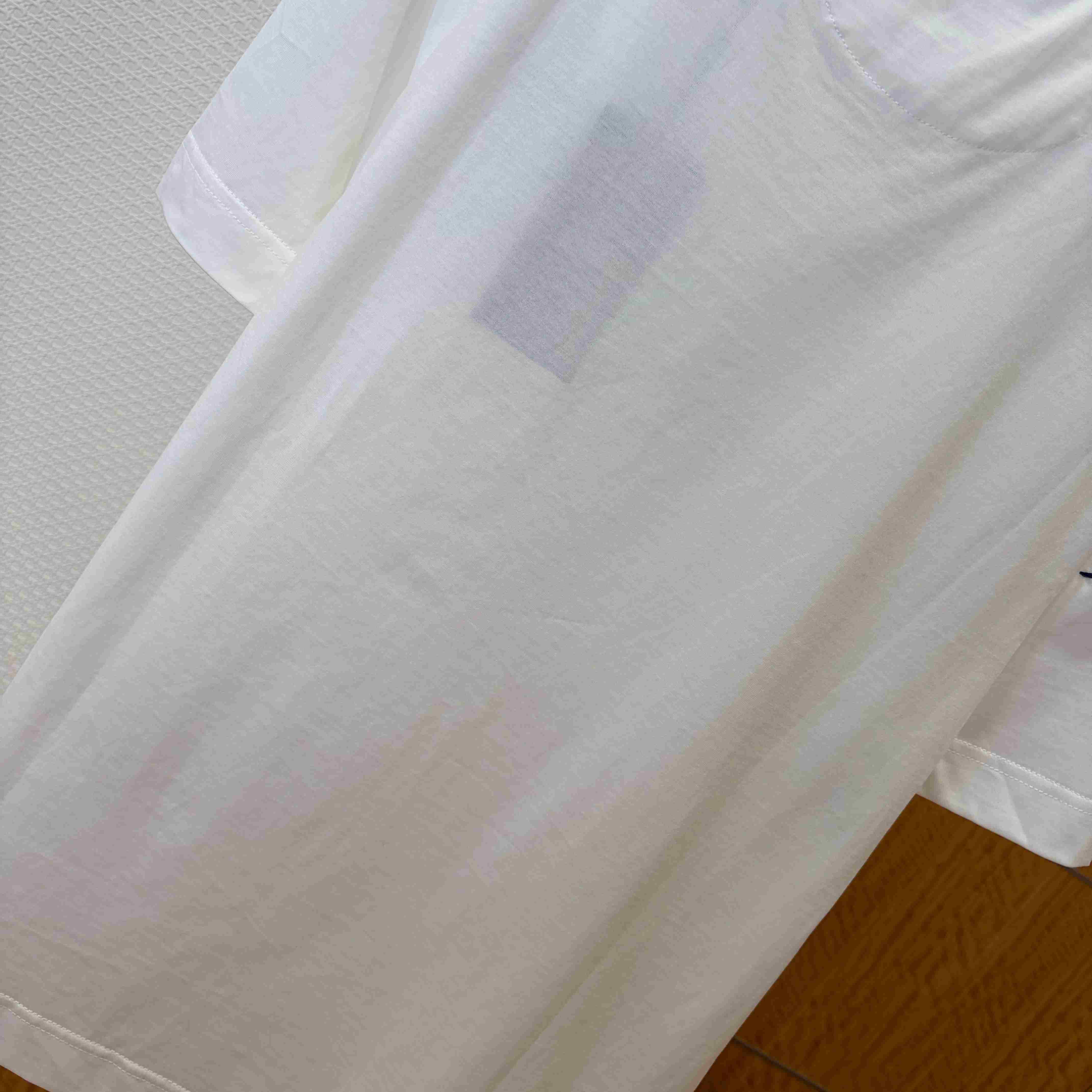Fendi White Cotton T-shirt - DesignerGu