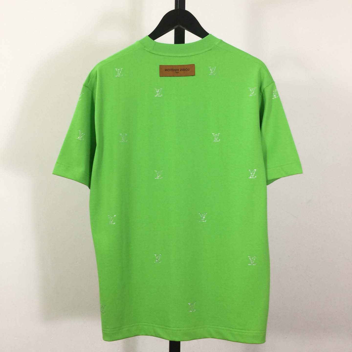 Louis Vuitton Crystal Embellished Cotton T-Shirt  - DesignerGu