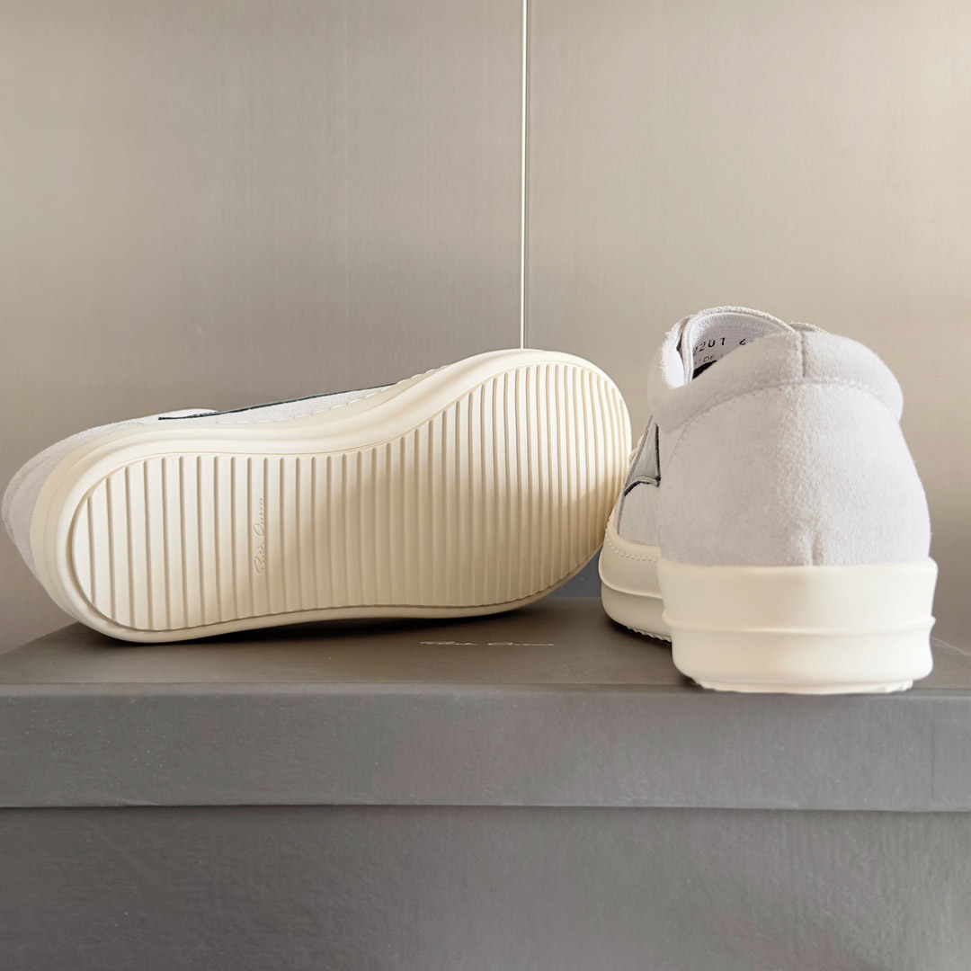 Rick Owens Luxor Vintage Low 'Milk Black' - DesignerGu