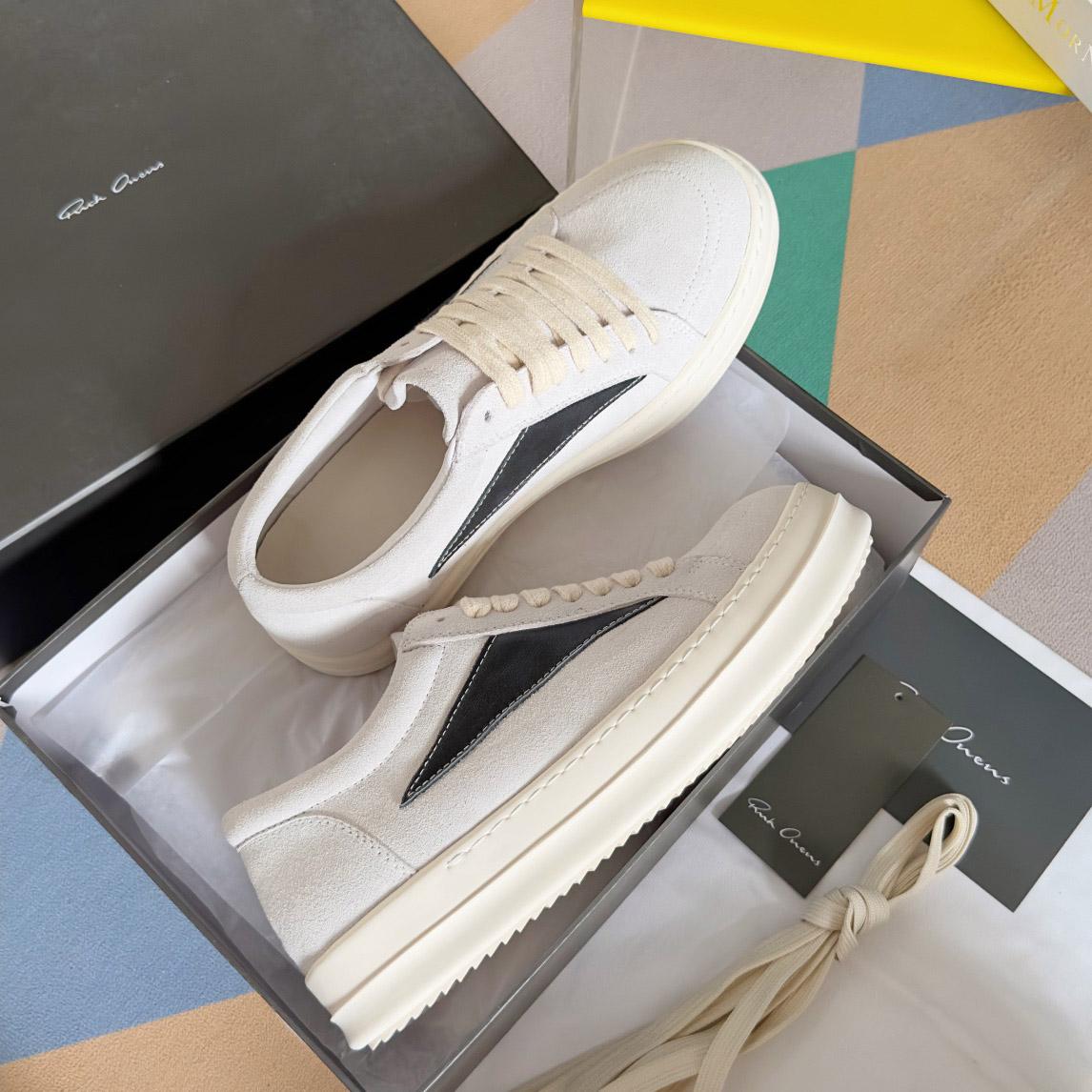 Rick Owens Luxor Vintage Low 'Milk Black' - DesignerGu