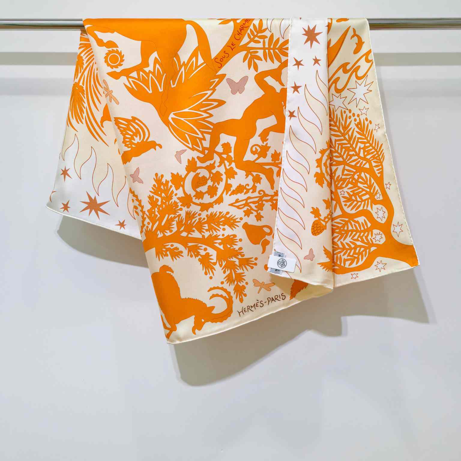 Hermes Sous le Charme D'Orphee Detail Scarf  - DesignerGu