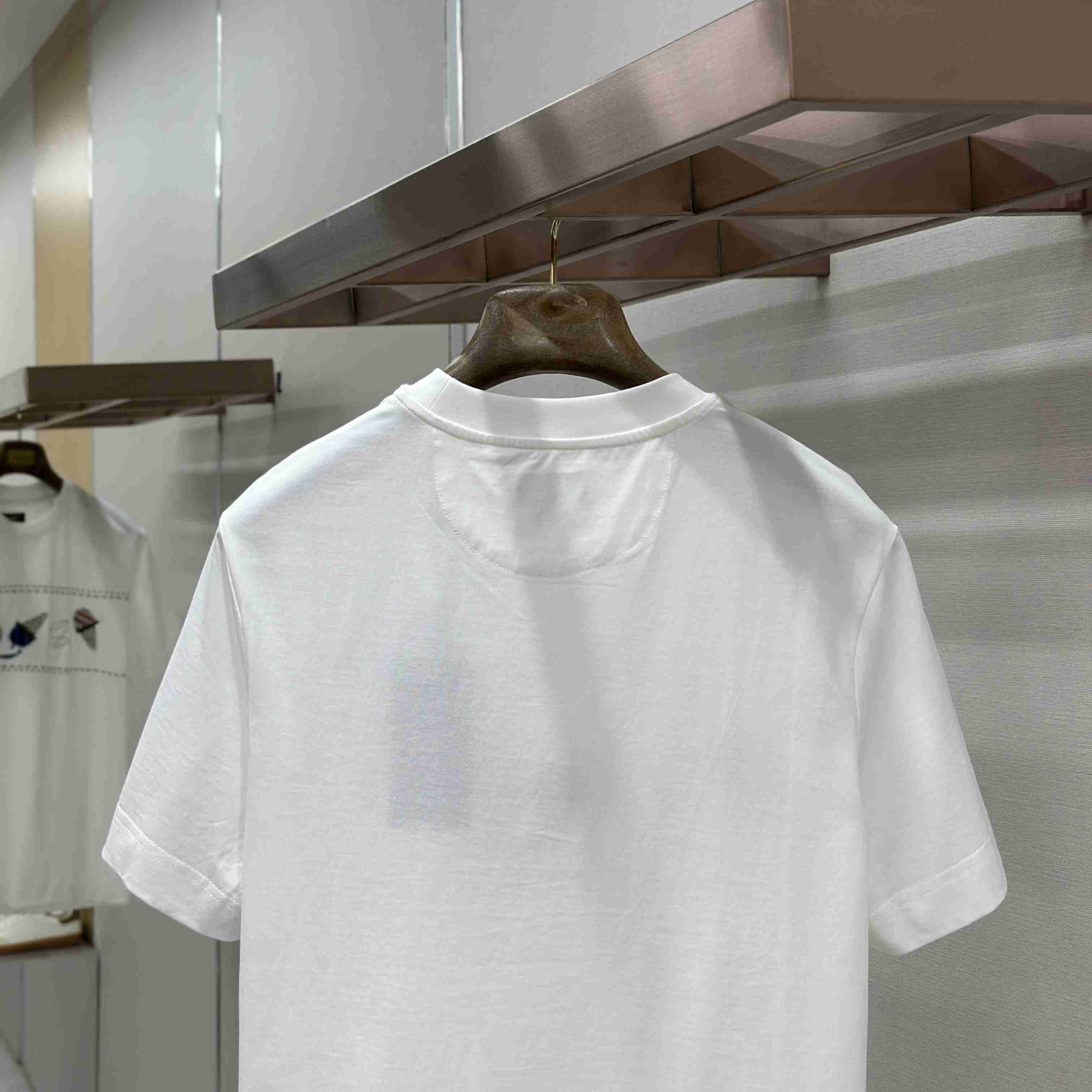 Fendi White Cotton T-shirt - DesignerGu