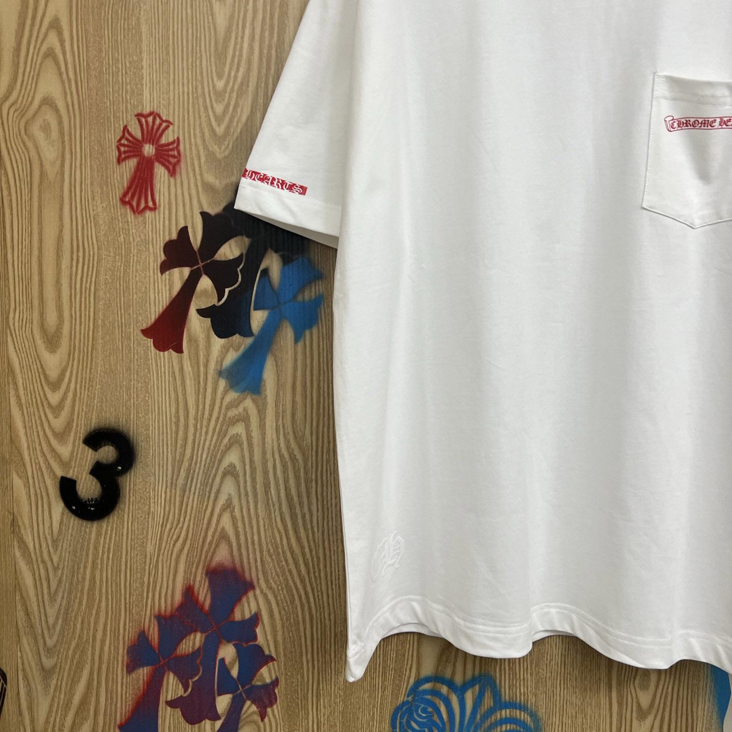 Chrome Hearts Vertical Logo T-Shirt  'White' - DesignerGu