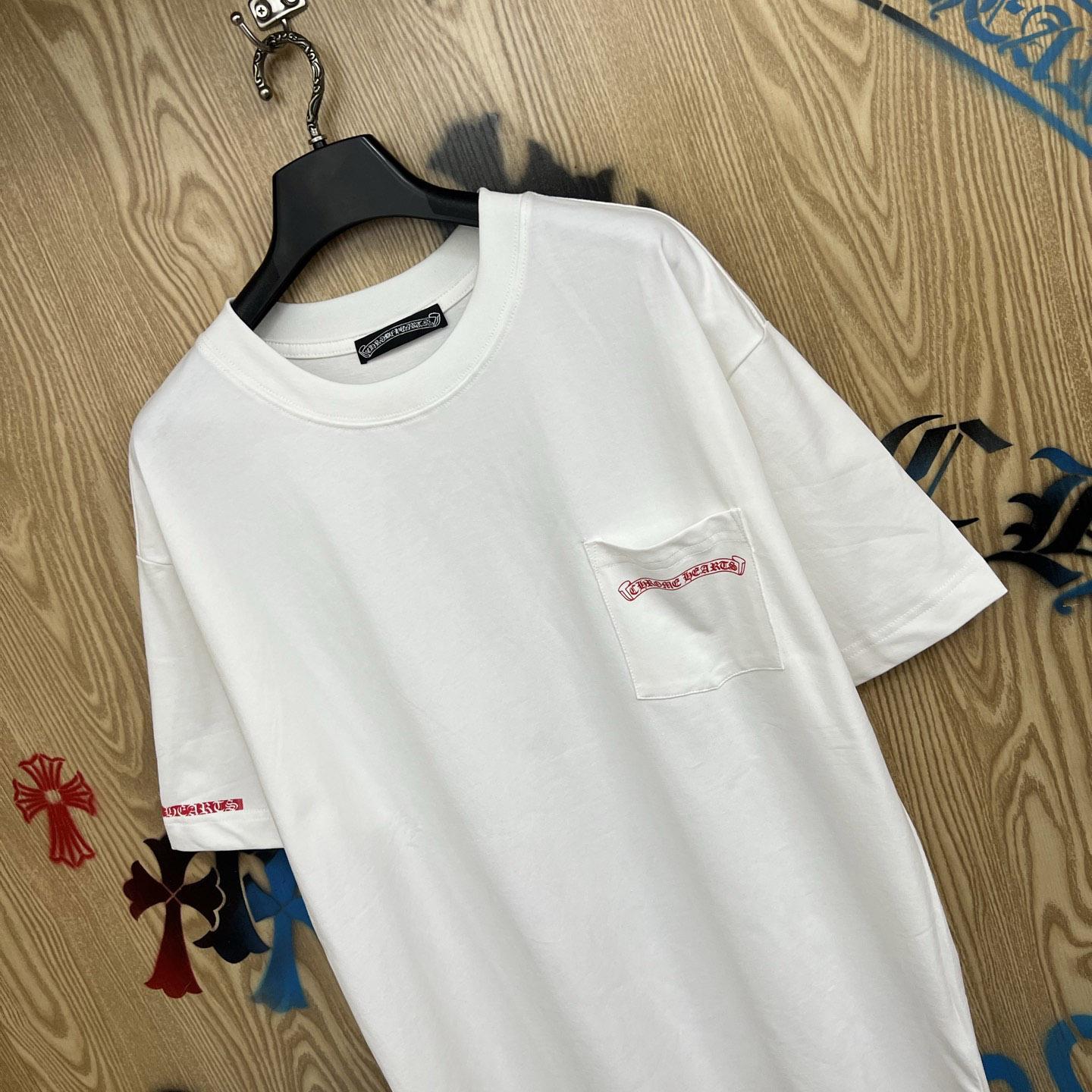 Chrome Hearts Vertical Logo T-Shirt  'White' - DesignerGu