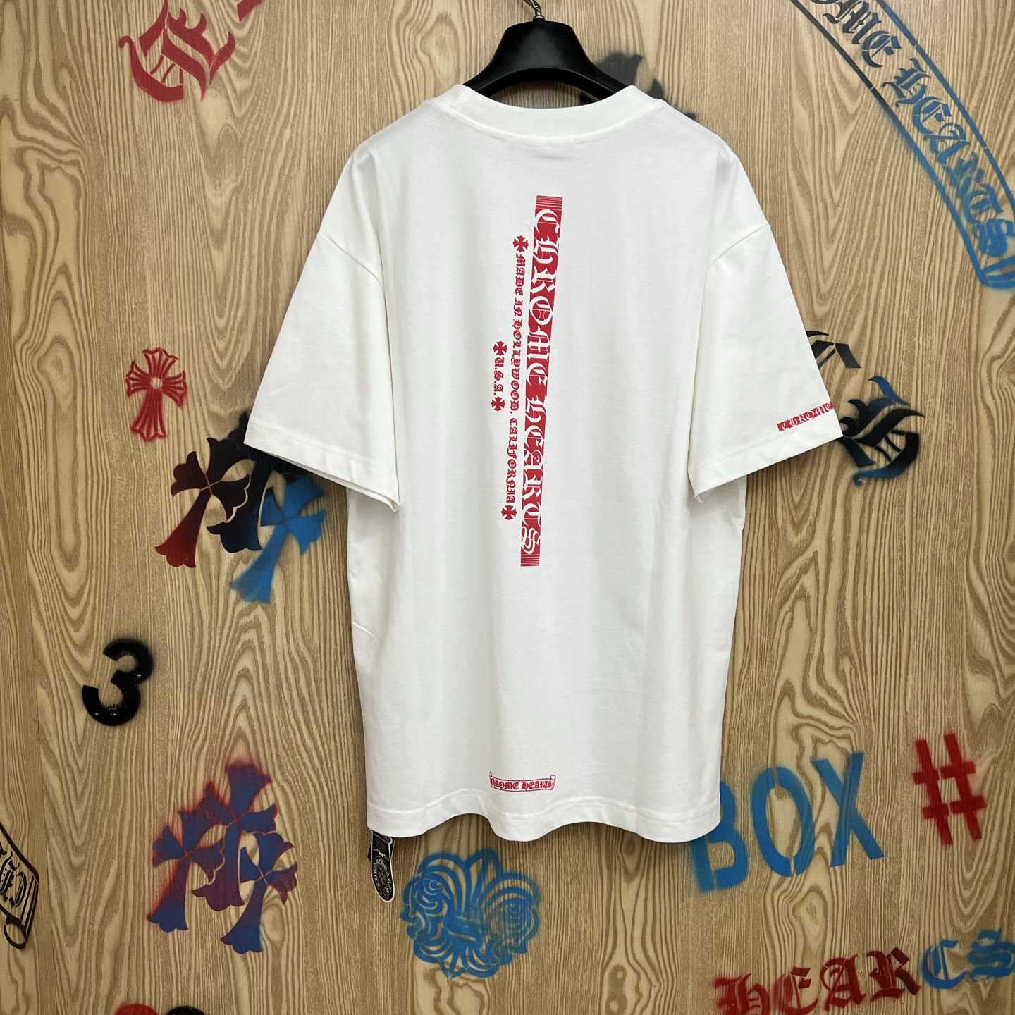 Chrome Hearts Vertical Logo T-Shirt  'White' - DesignerGu