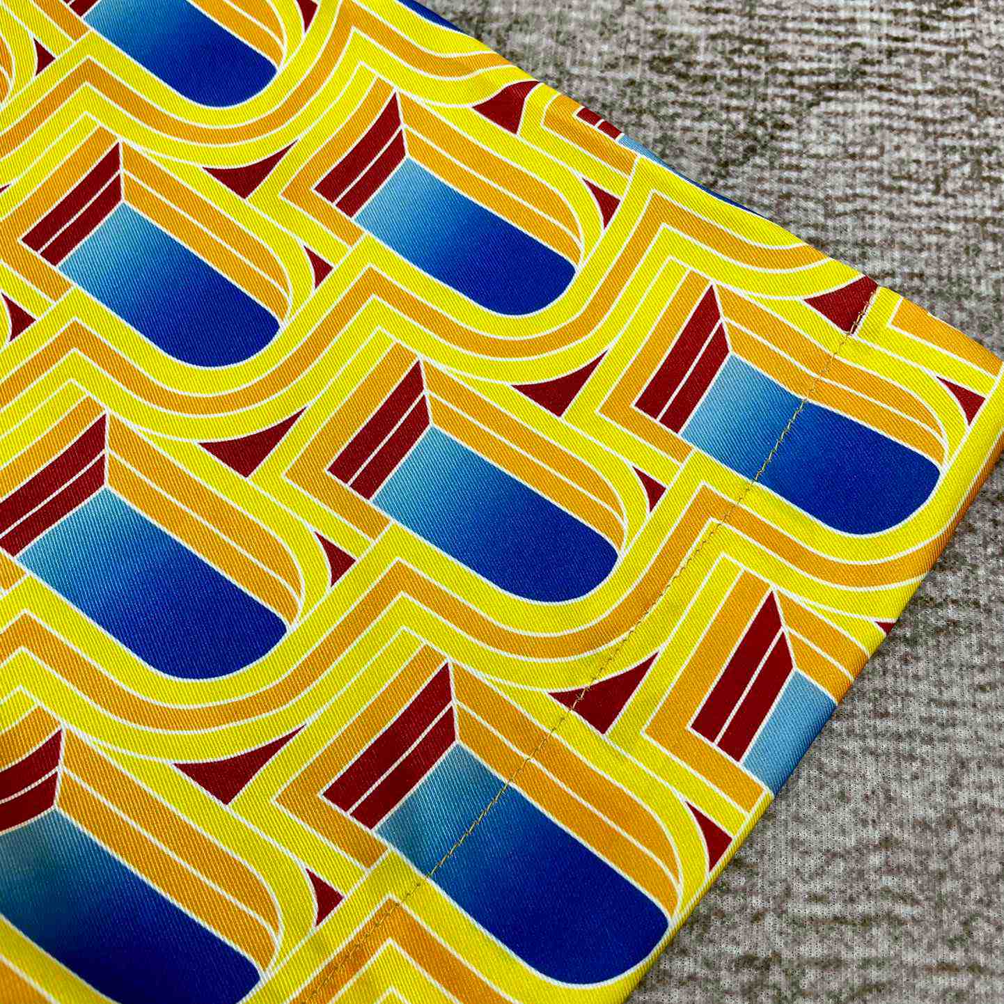 Casablanca L'Arche De Jour Cuban Collar Silk Shirt 'Multicolor' c557 - DesignerGu
