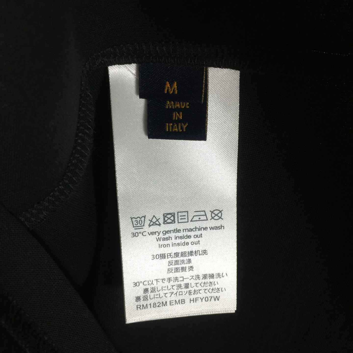 Louis Vuitton Logo Cotton T-Shirt  - DesignerGu