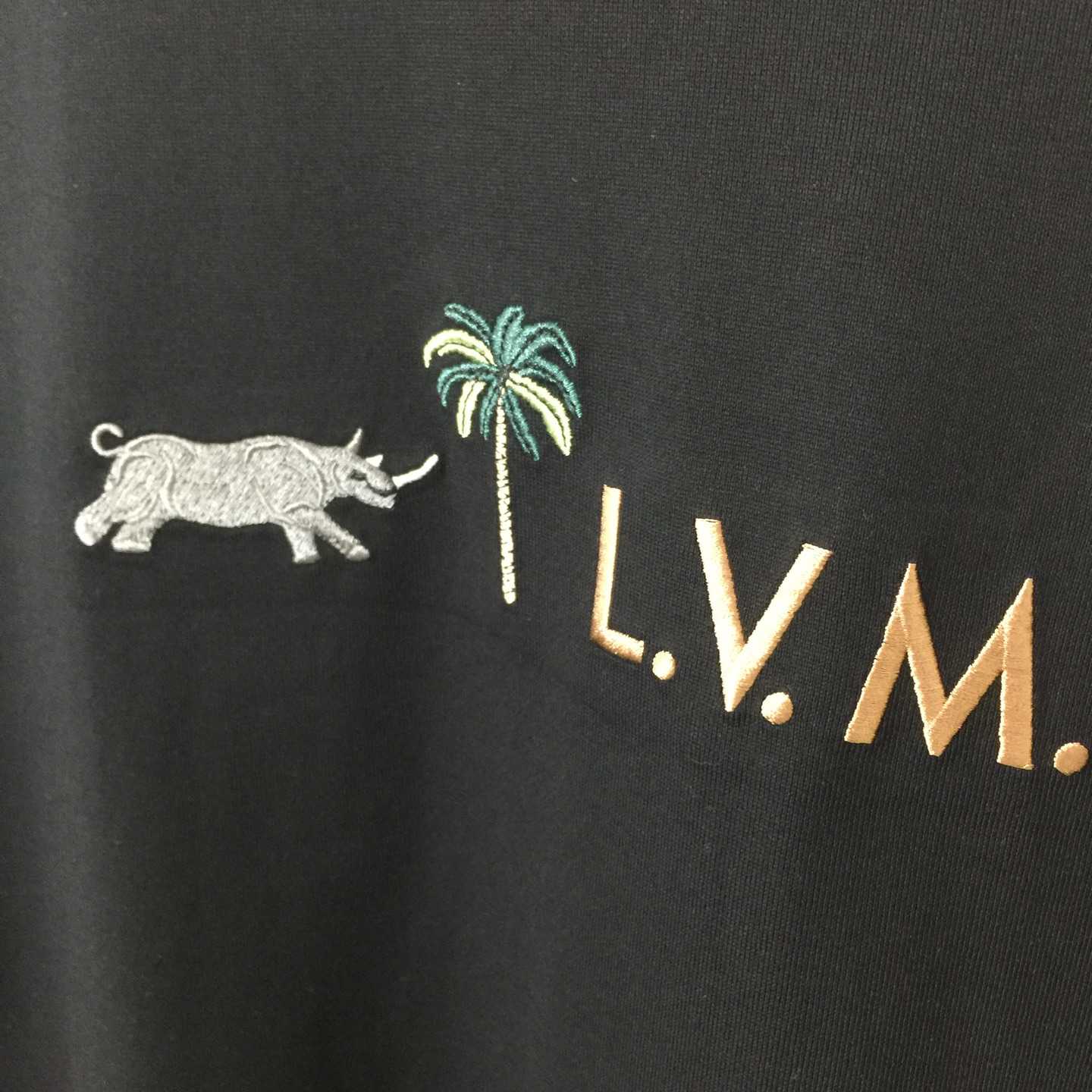 Louis Vuitton Logo Cotton T-Shirt  - DesignerGu