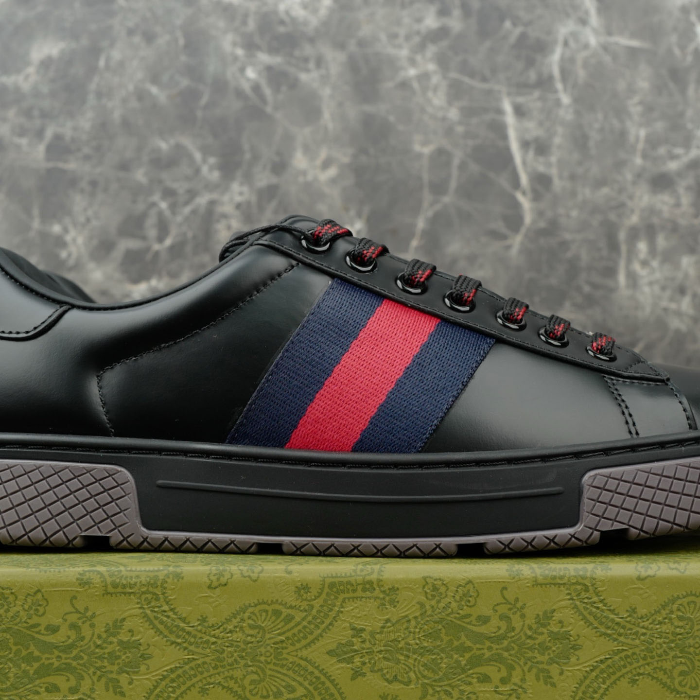 Gucci Ace Sneaker With Web - DesignerGu