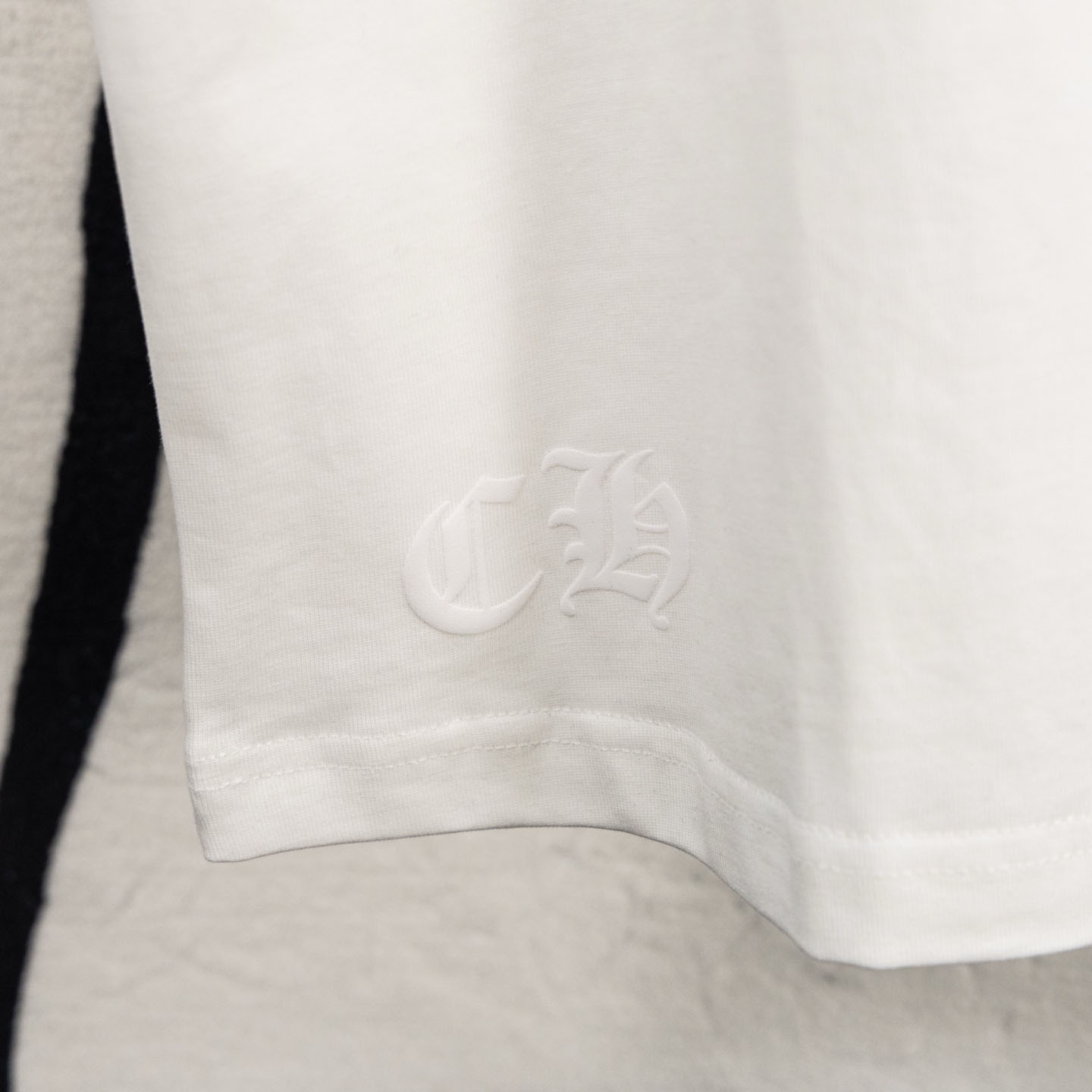 Chrome Hearts Cemetery Cross Tire Tracks T-Shirt 'White' - DesignerGu