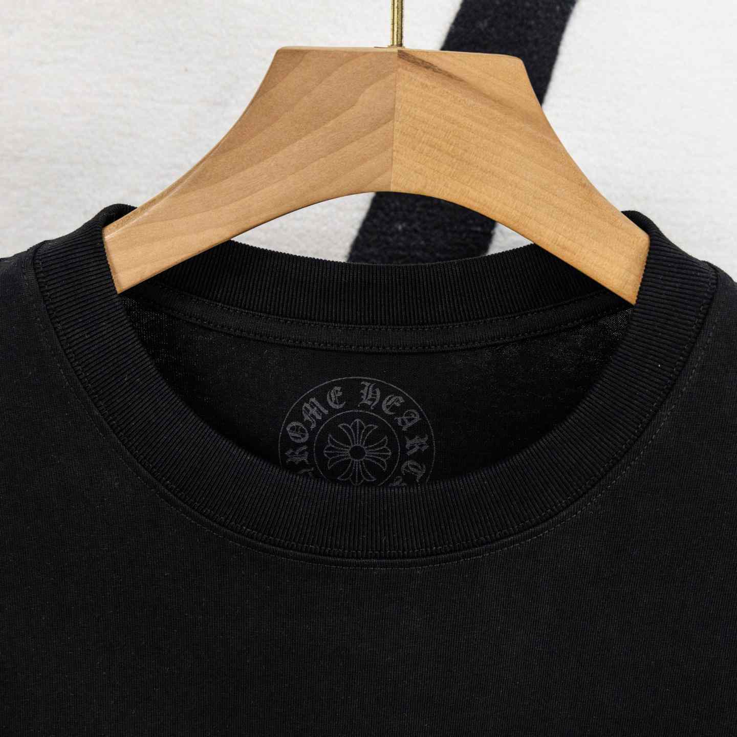 Chrome Hearts Triple Cross Hollywood Pocket Tee 'Black/Orange' - DesignerGu