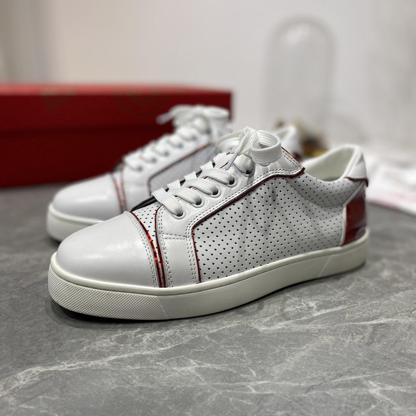 Christian Louboutin Wmns Fun Vieira 'White Red' - DesignerGu