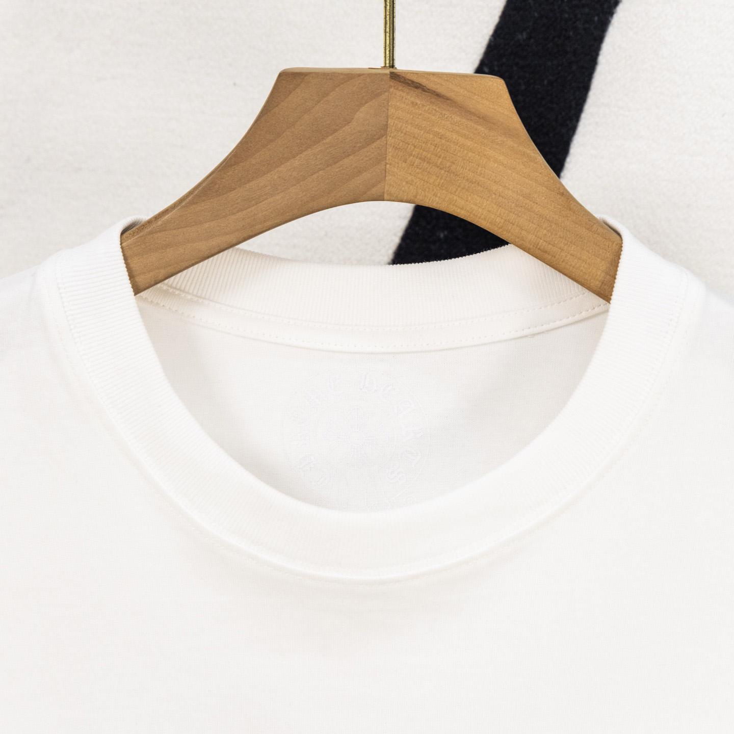 Chrome Hearts Triple Cross T-Shirt 'White/Orange' - DesignerGu