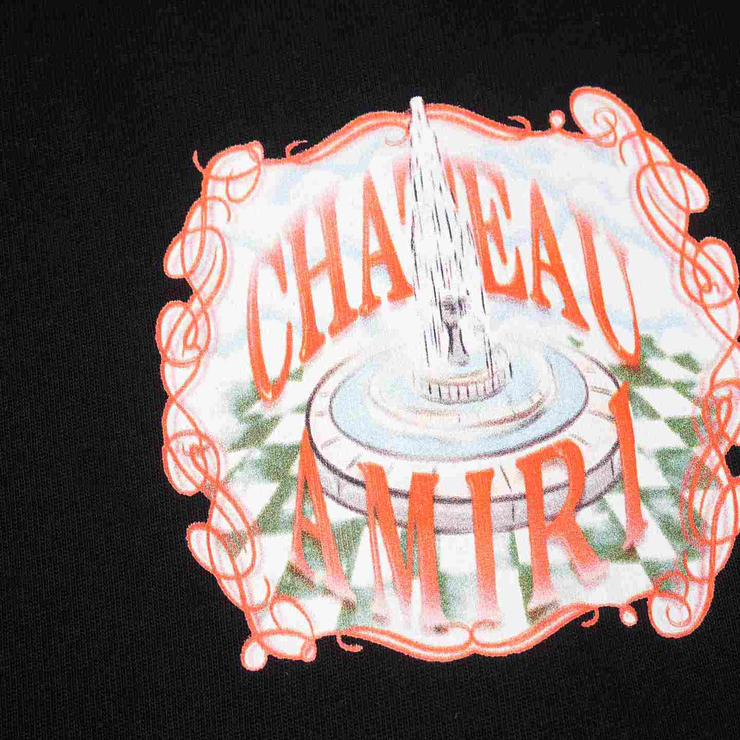 AMIRI Chateau Sketch Os Tee - DesignerGu