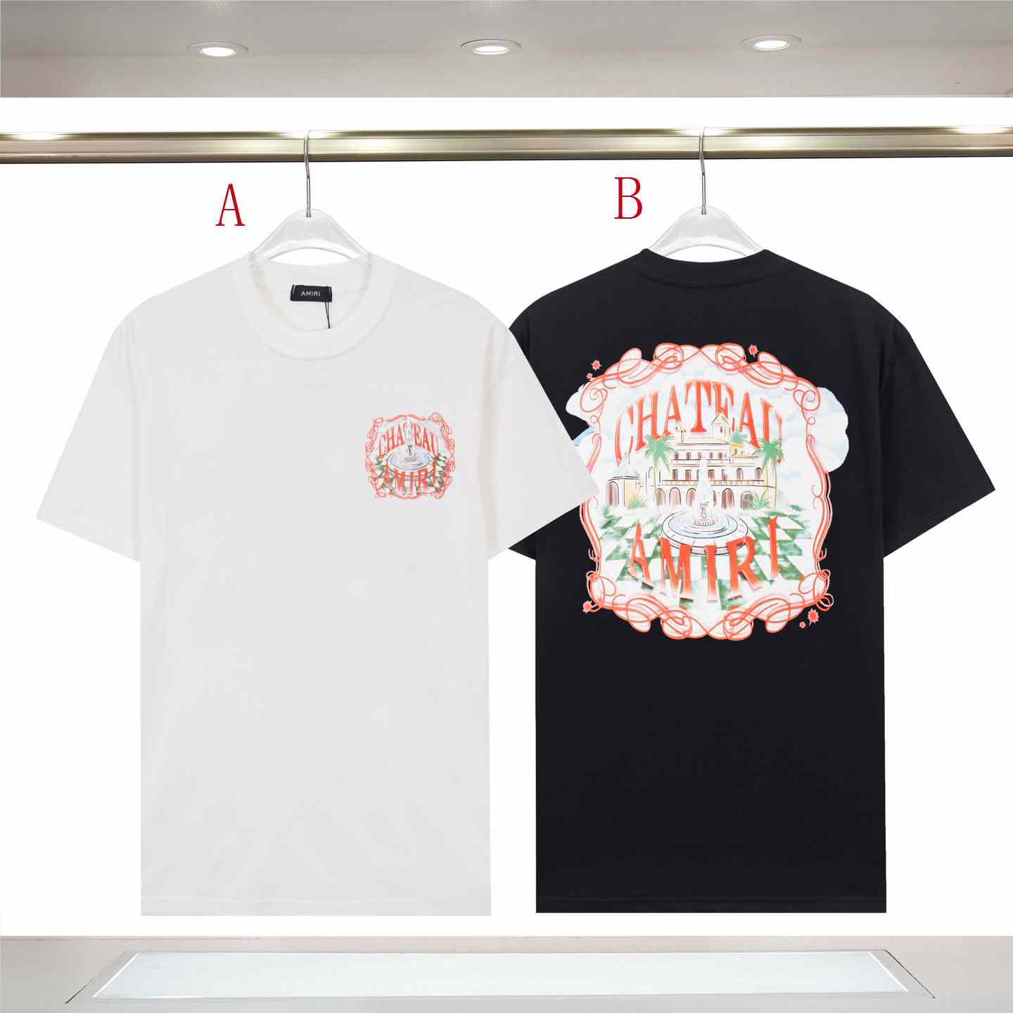 AMIRI Chateau Sketch Os Tee - DesignerGu