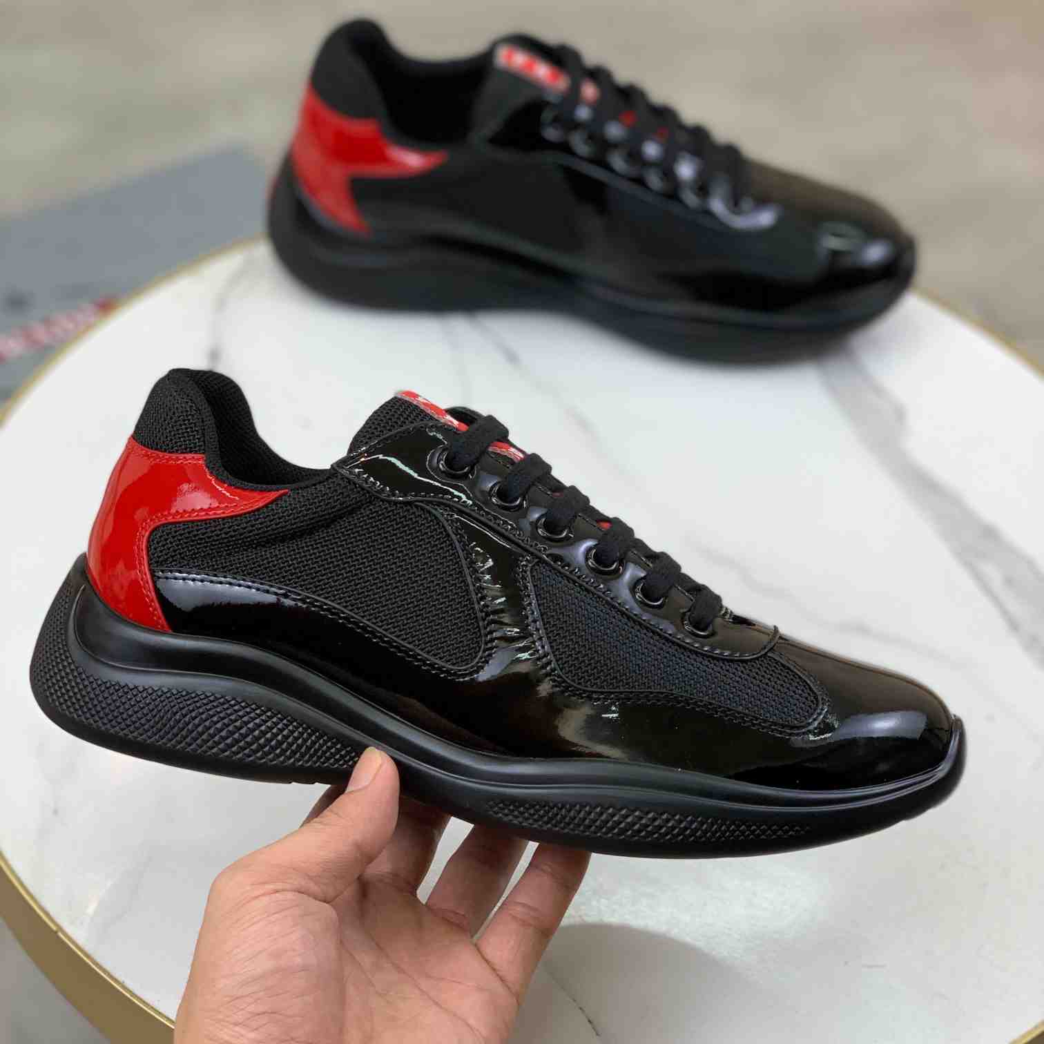 Prada America's Cup 'Anthracite Red' - DesignerGu