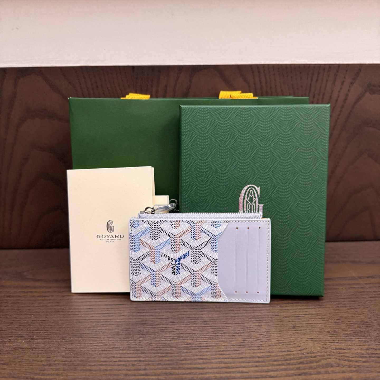 Goyard Bourbon Zipped Card Holder - DesignerGu