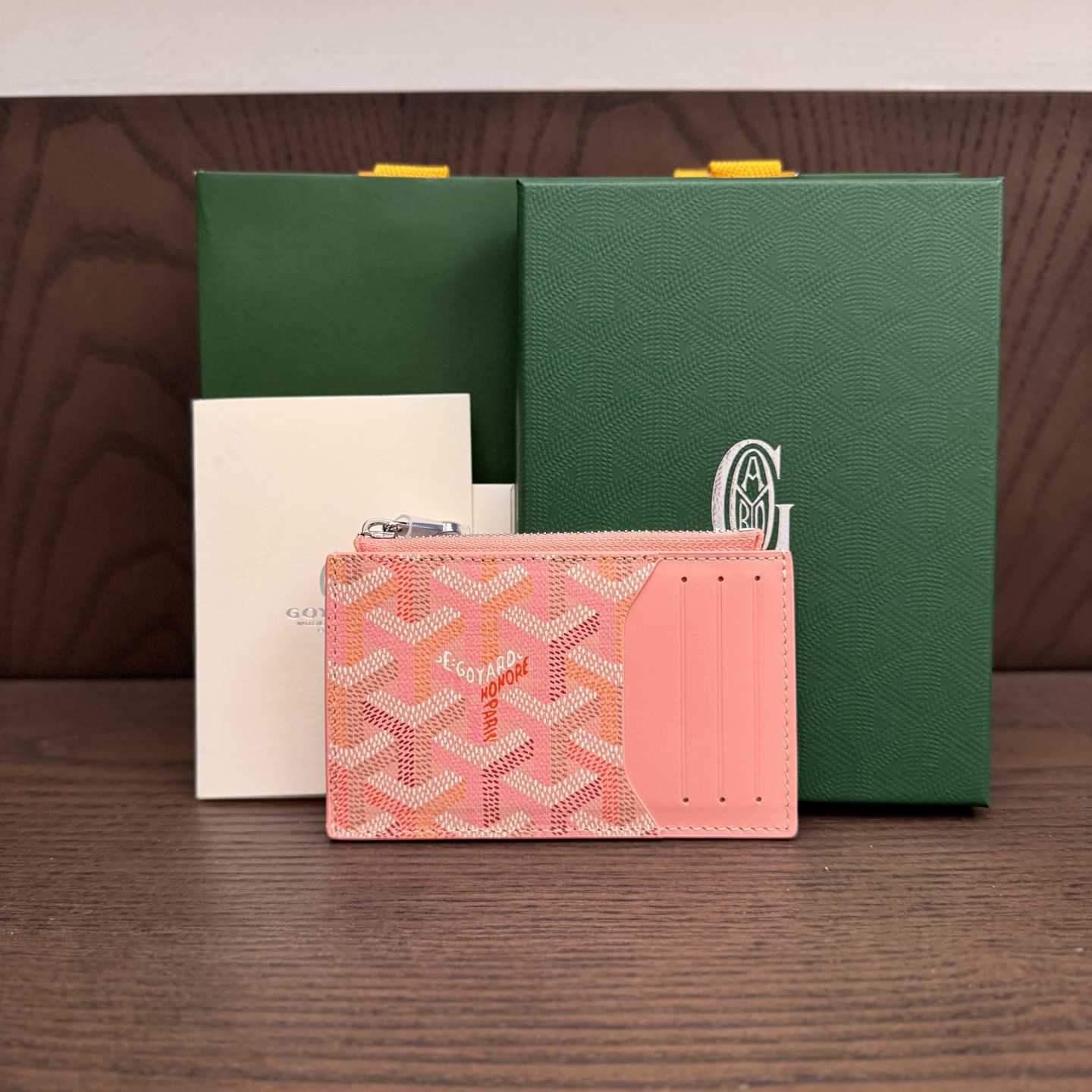 Goyard Bourbon Zipped Card Holder - DesignerGu