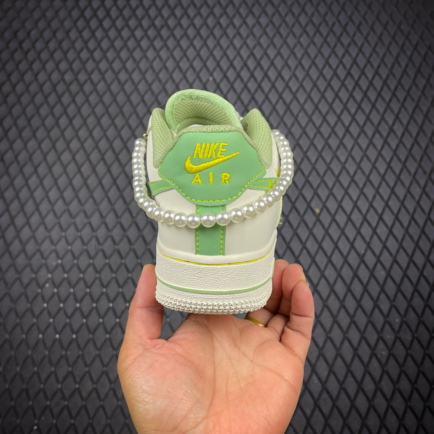 NIKE Air Force 1'07 Low Jade Pearl Canvas  FJ7740-111 - DesignerGu