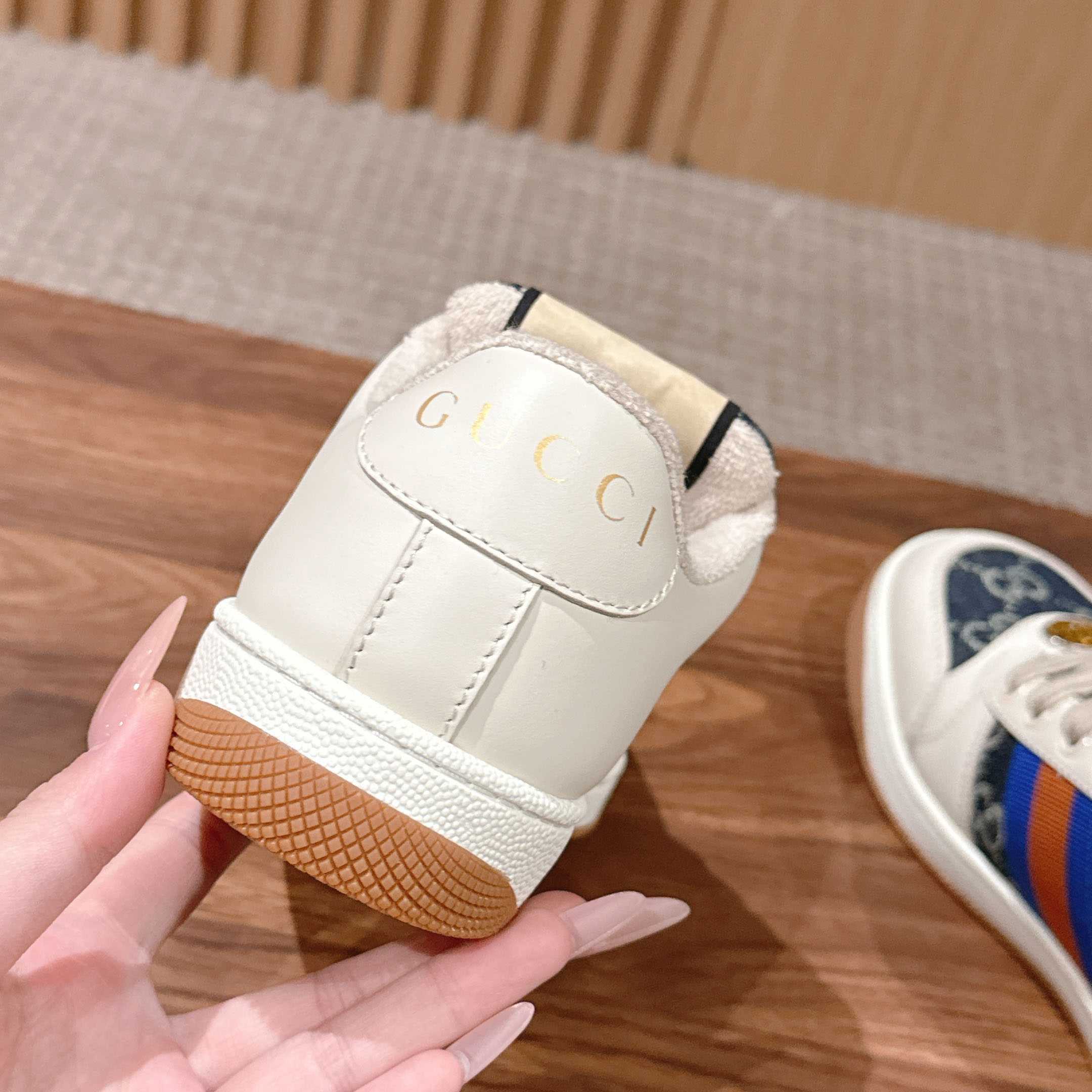 Gucci Screener 'GG Canvas - Denim Ivory' - DesignerGu