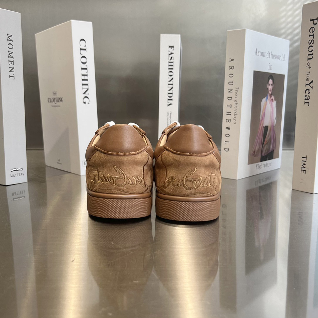 Christian Louboutin Fun Vieira Leather Sneakers - DesignerGu