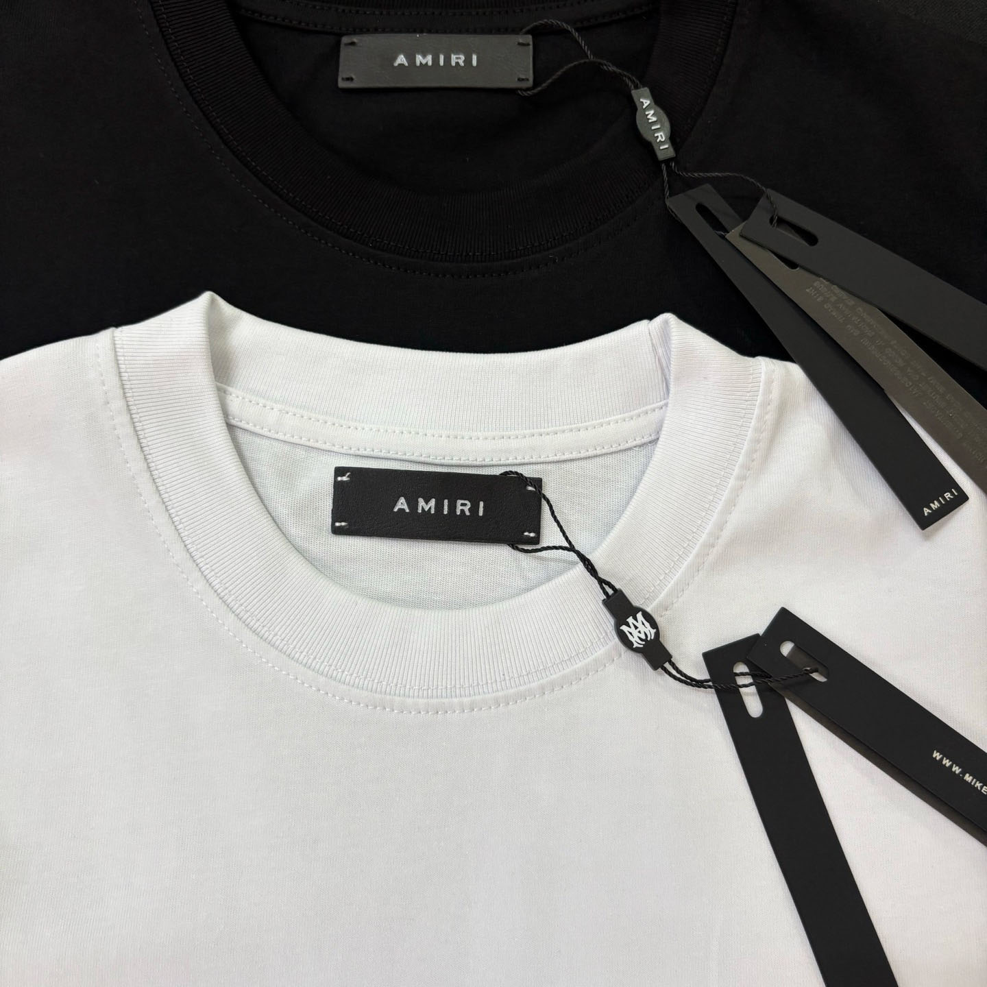 Amiri Staggered Logo Tee - DesignerGu