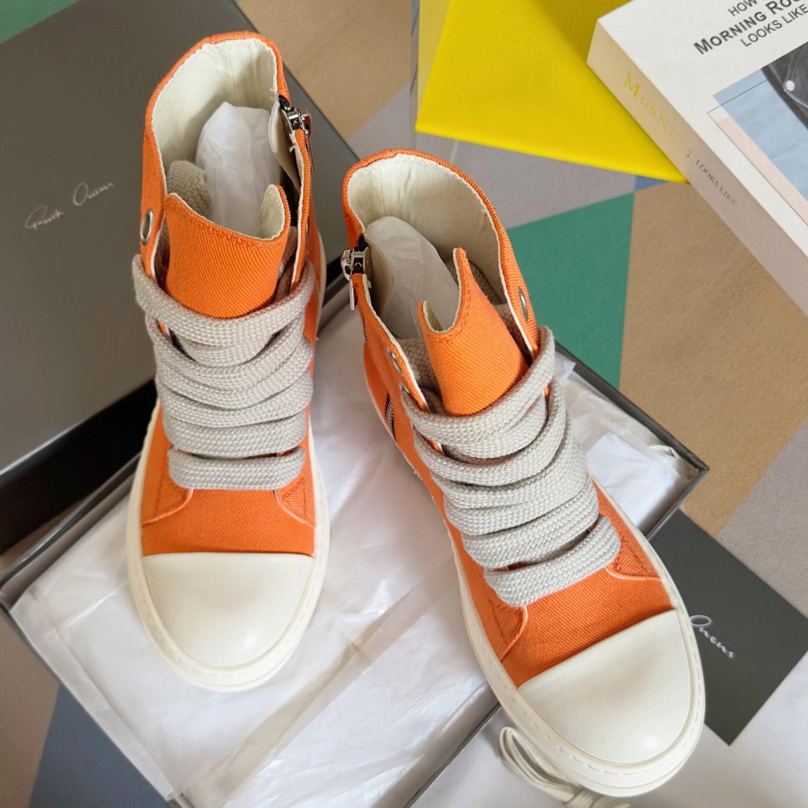 Rick Owens DRKSHDW Ramones High 'Orange Milk' - DesignerGu