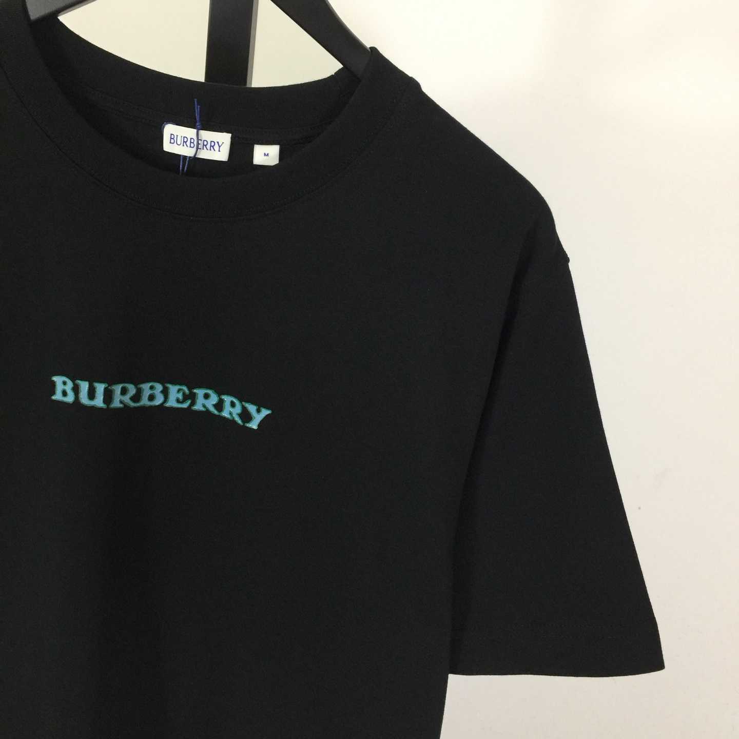 Burberry Heritage Logo Cotton T-shirt - DesignerGu