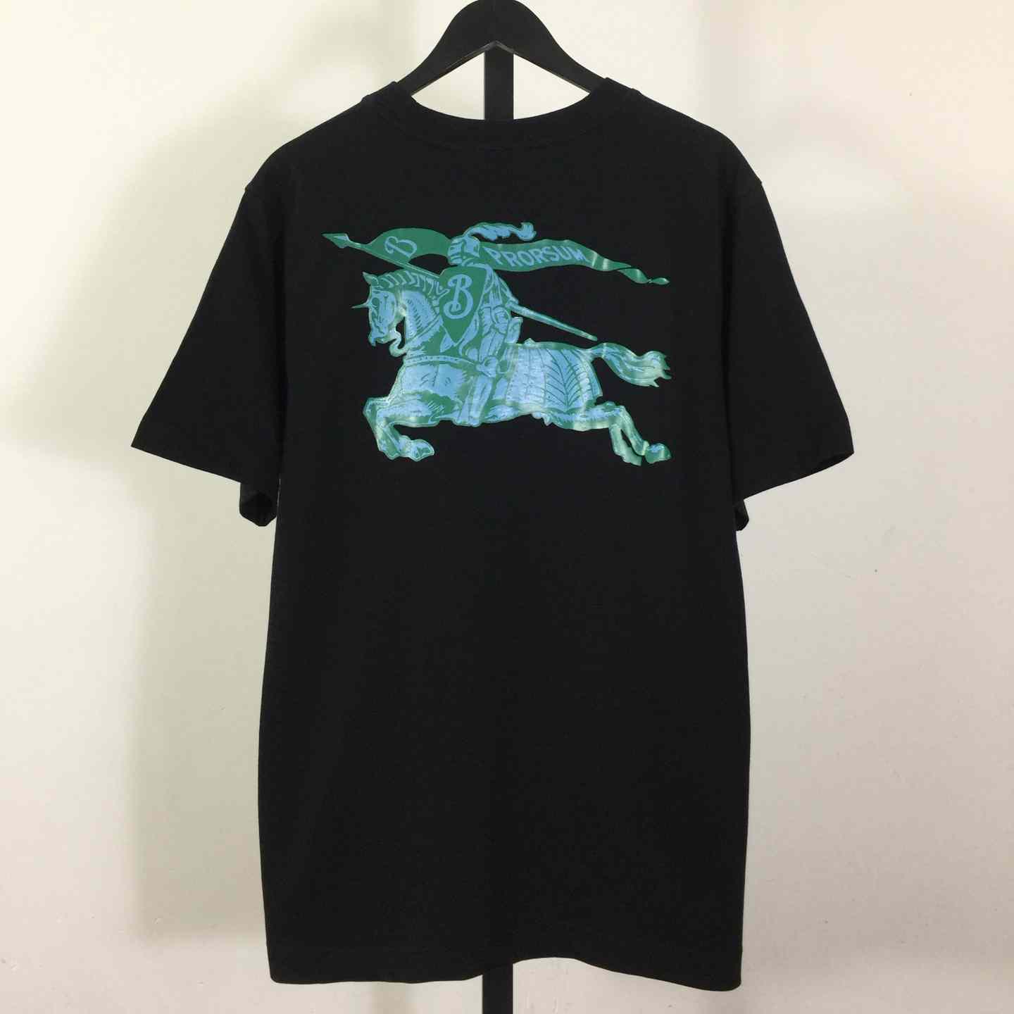 Burberry Heritage Logo Cotton T-shirt - DesignerGu