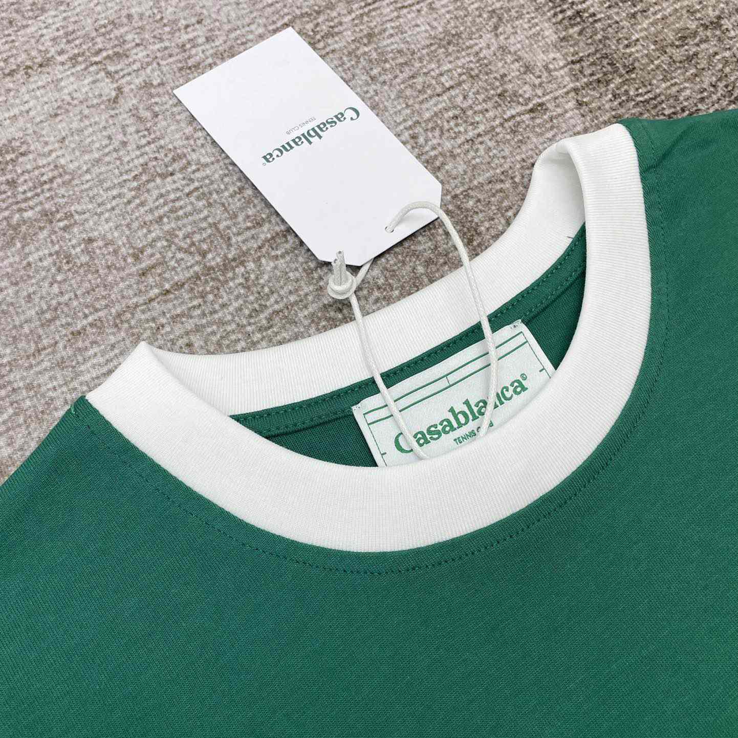 Casablanca Numeral Ringer T-Shirt C909 - DesignerGu