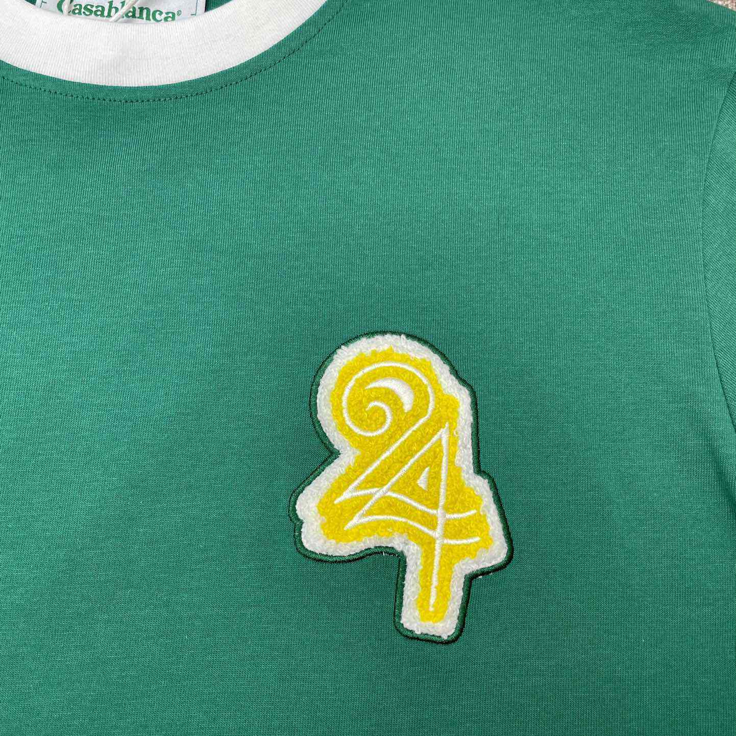 Casablanca Numeral Ringer T-Shirt C909 - DesignerGu