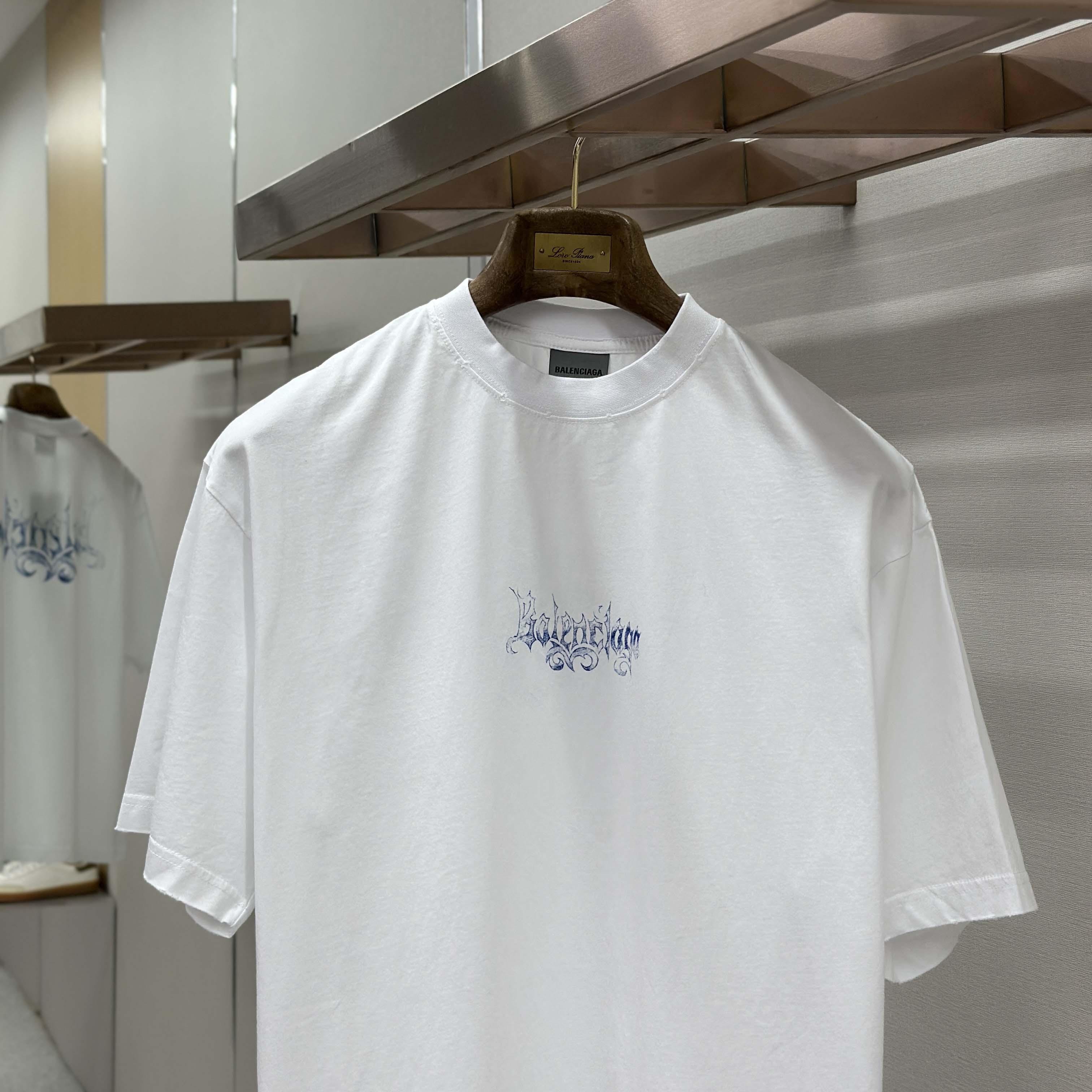 Balenciaga Sketchy Medium Fit T-Shirt - DesignerGu