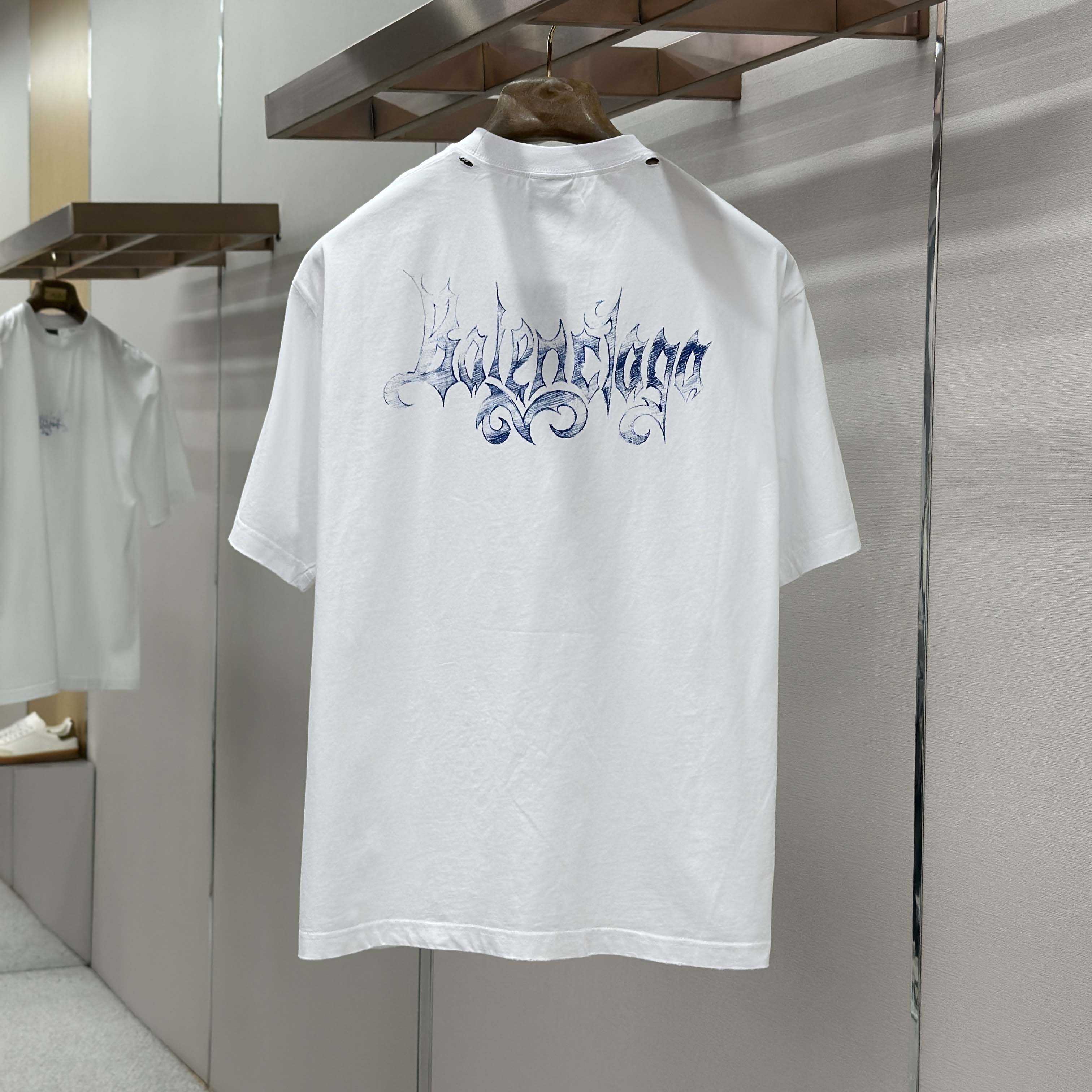 Balenciaga Sketchy Medium Fit T-Shirt - DesignerGu