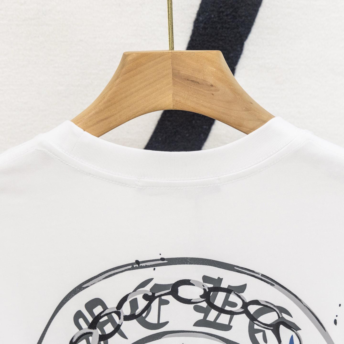 Chrome Hearts Cross-printed horseshoe T-shirt  'Black' - DesignerGu