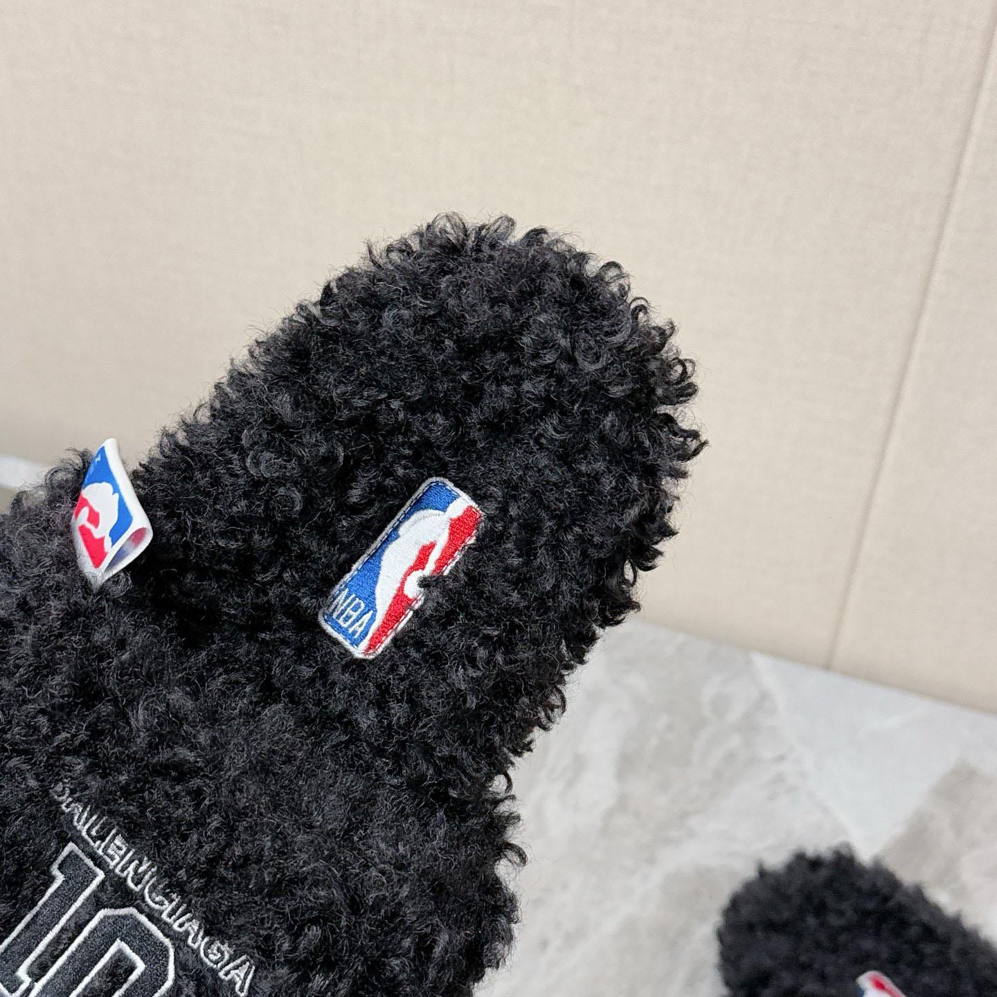 Balenciaga | Nba Collaboration Furry Open Mule - DesignerGu