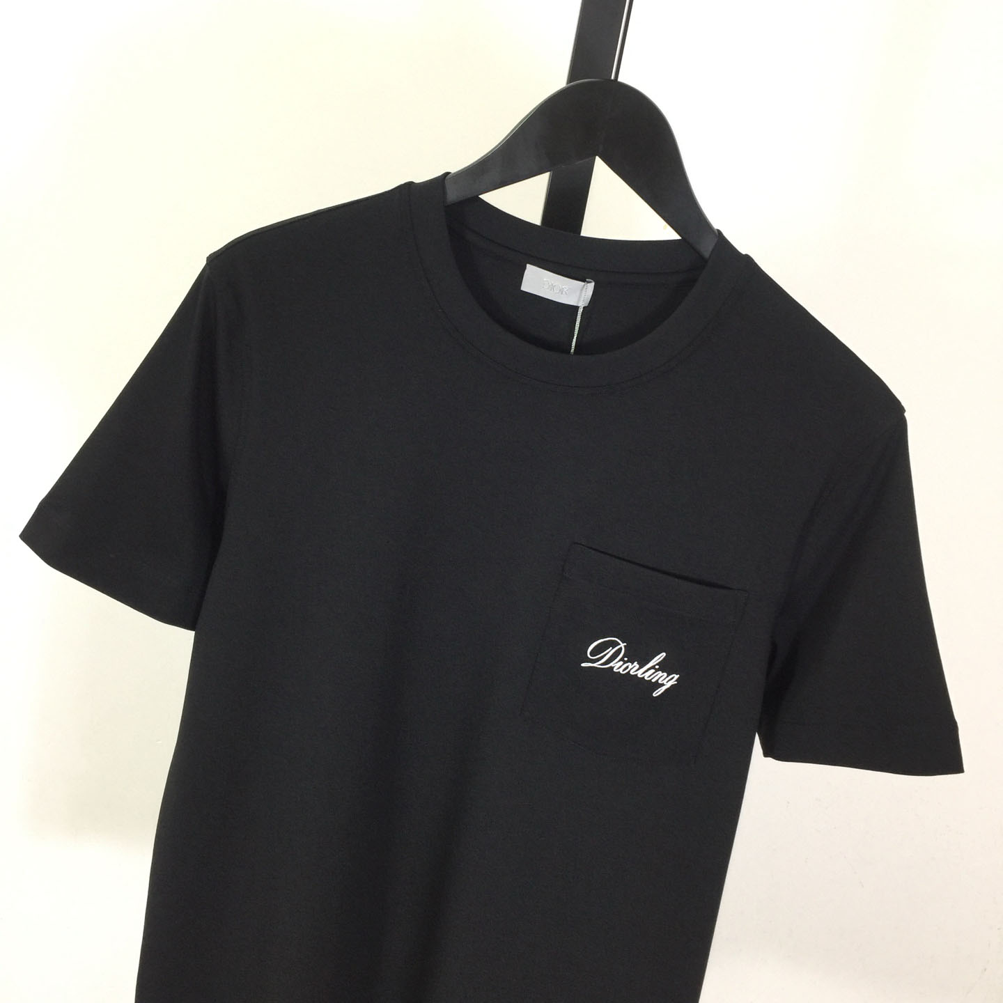 Dior Embroidered Letter T-Shirt, Relaxed Fit  - DesignerGu