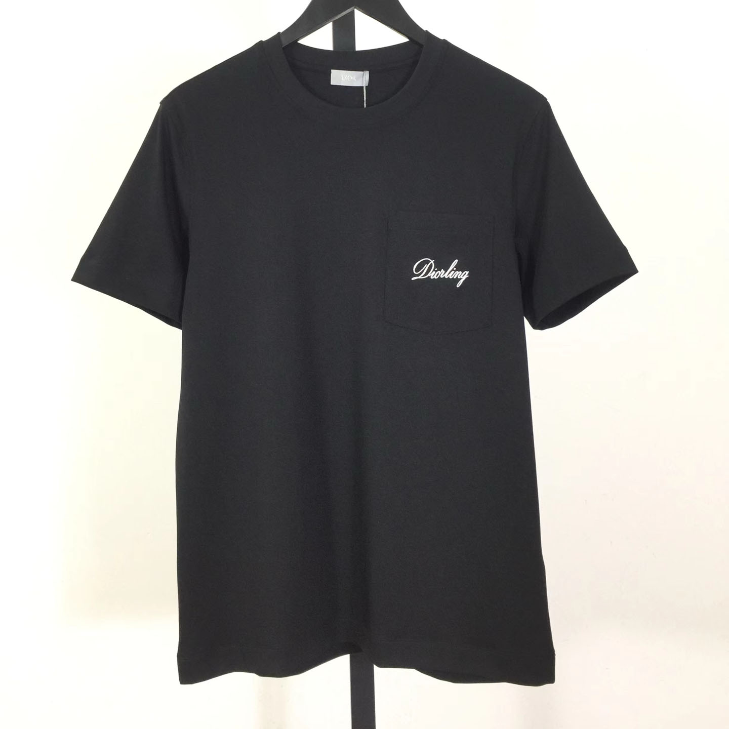 Dior Embroidered Letter T-Shirt, Relaxed Fit  - DesignerGu