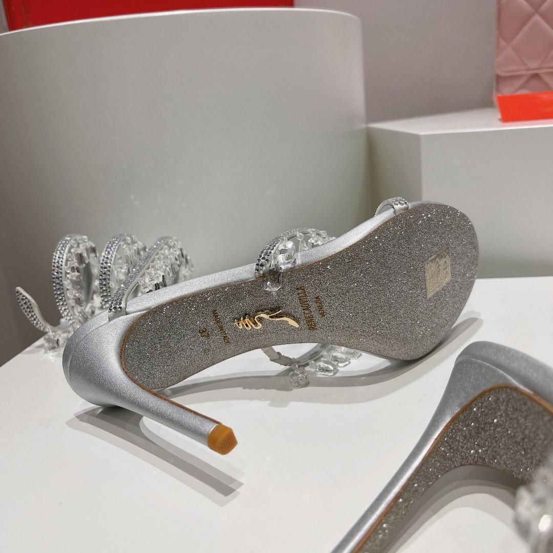 Rene Caovilla Chandelier Embellished Sandals - DesignerGu