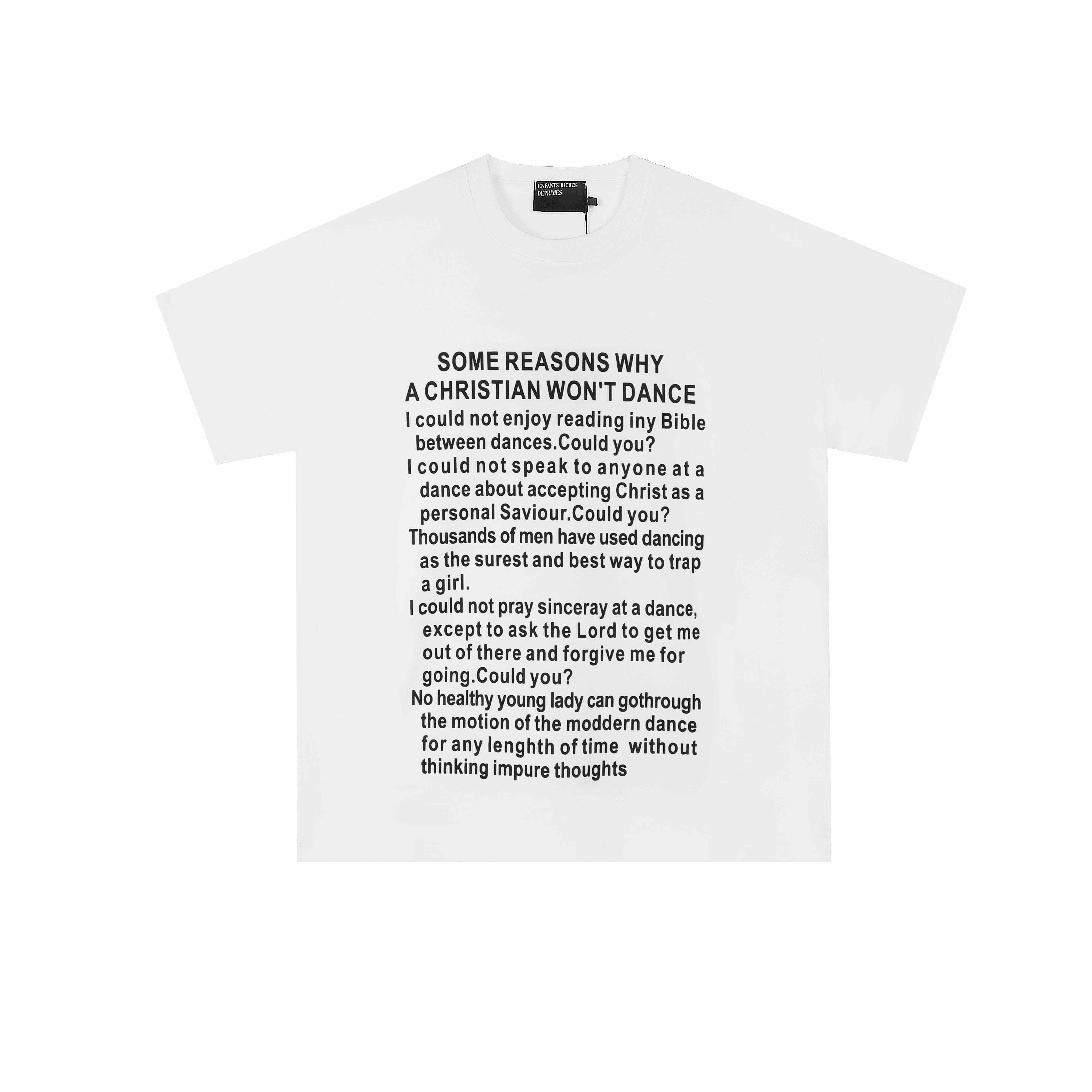Enfants Riches Déprimés Some Reasons Why T-Shirt 'White' - DesignerGu