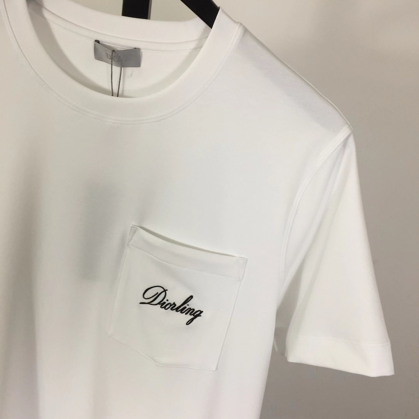 Dior Cotton Logo Pocket T-shirt - DesignerGu