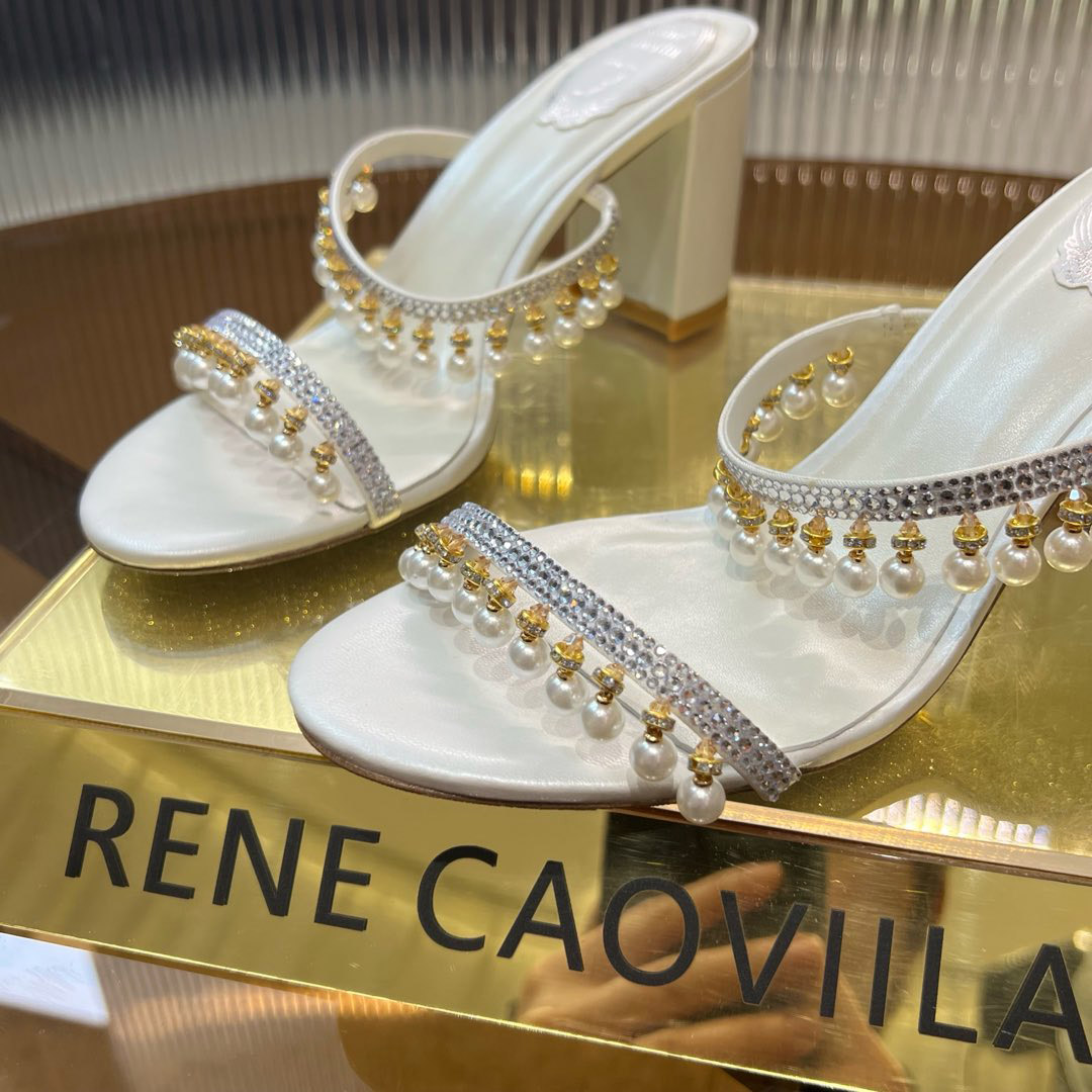 Rene CaovillaChandelier Mules - DesignerGu