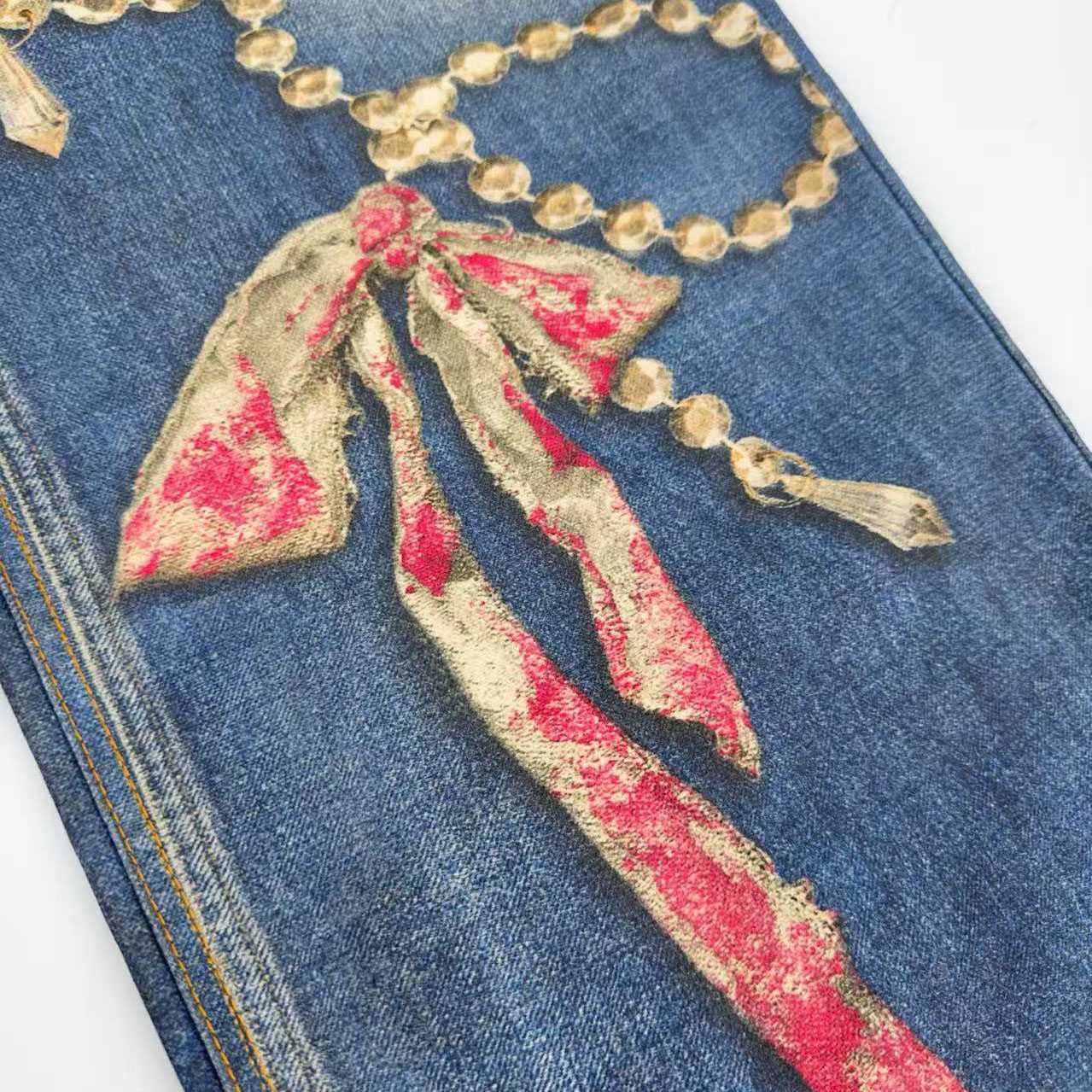 Acne Studios 1981 Loose Fit Jeans 'Mid Blue' - DesignerGu