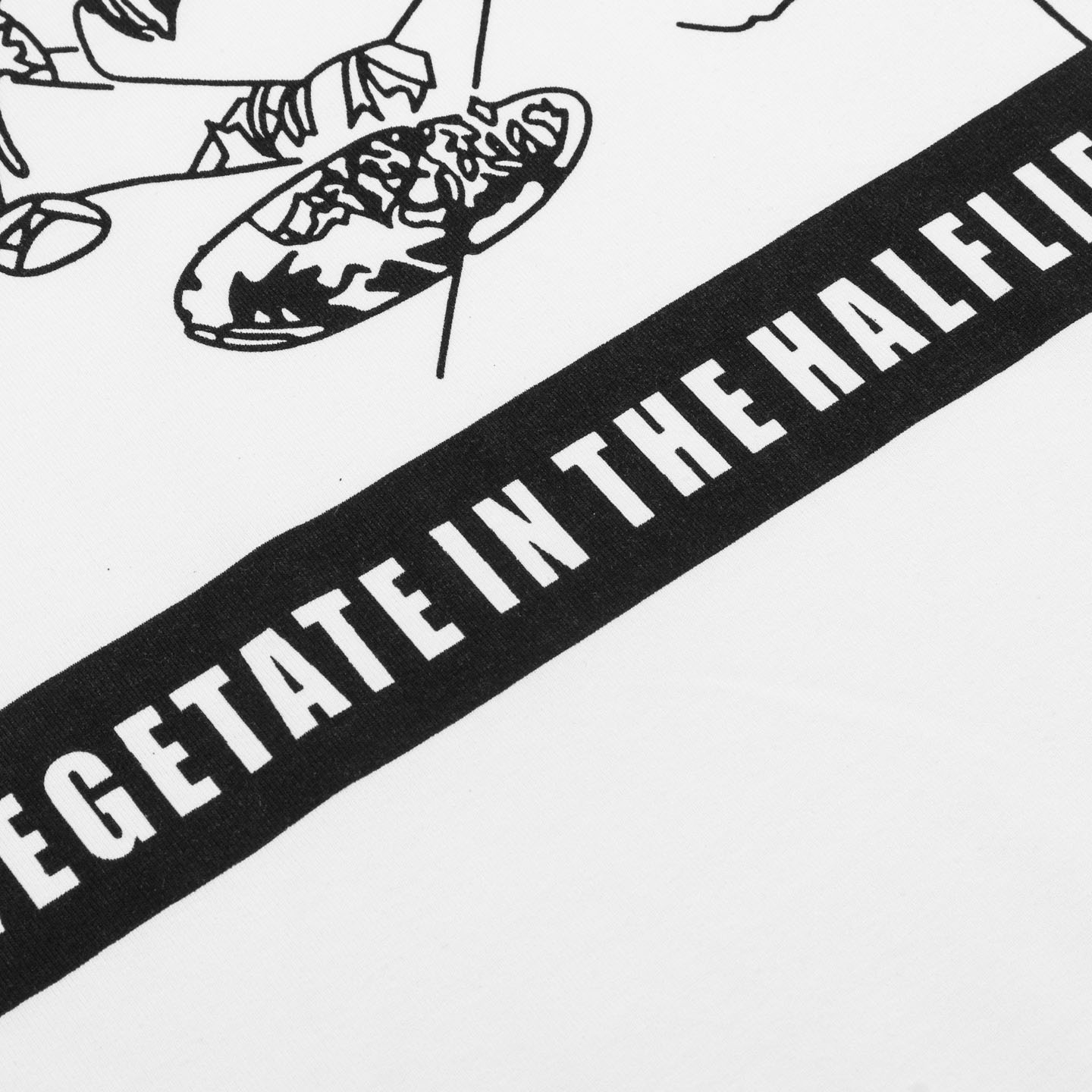 Enfants Riches Déprimés White Half Life T-Shirt - DesignerGu