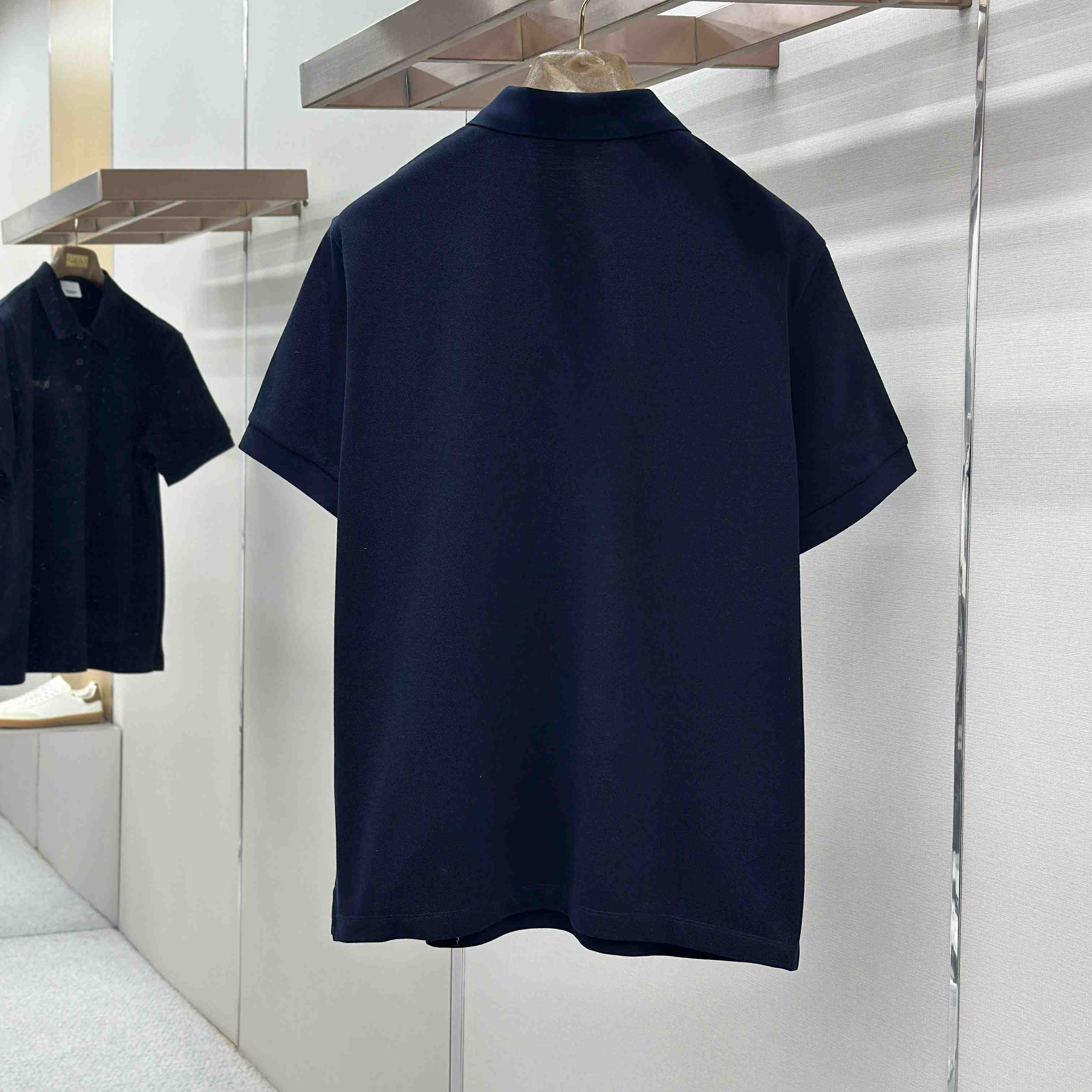 Burberry SS24 Logo Embroidered Polo Shirt - DesignerGu