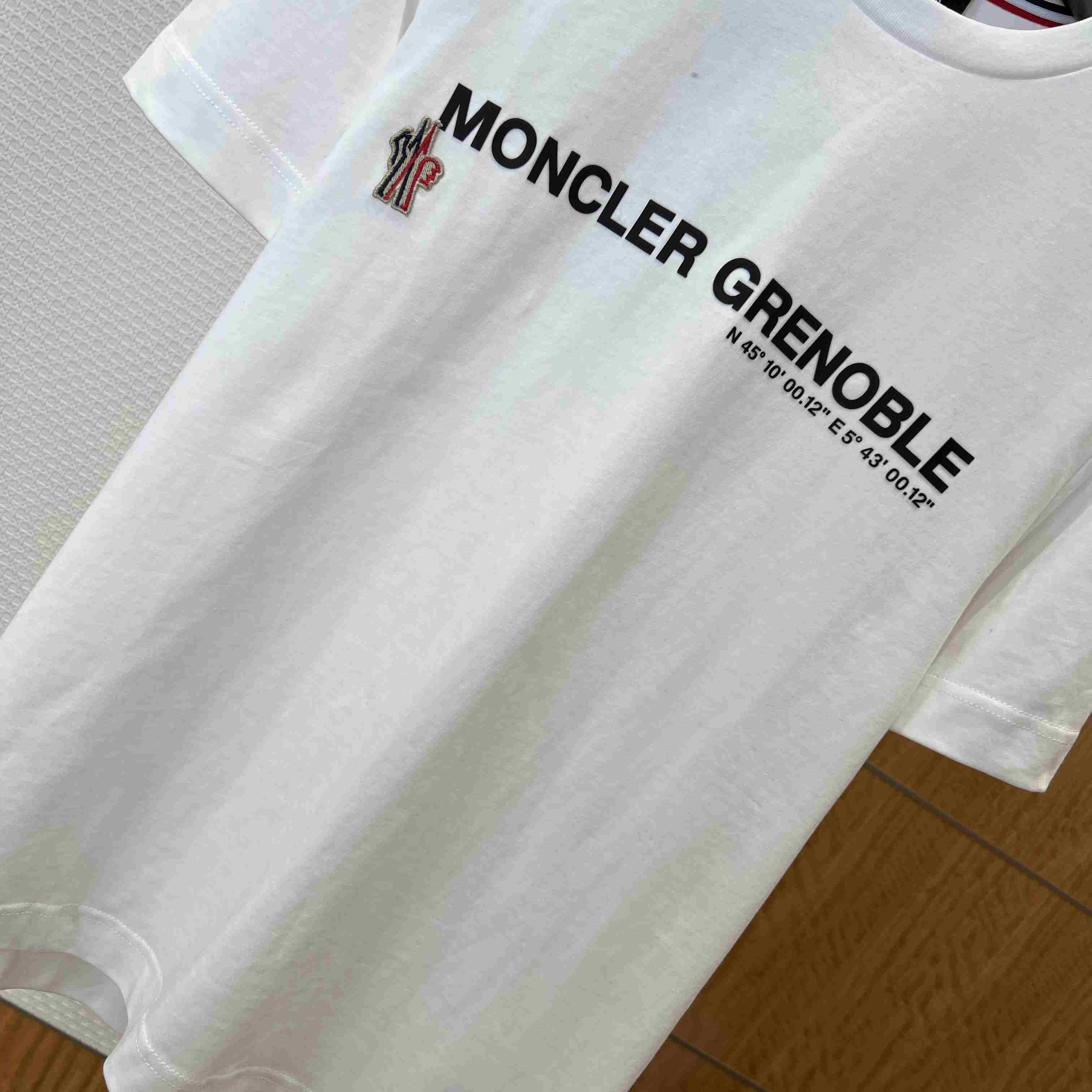 Moncler Logo Cotton Blend T-Shirt - DesignerGu