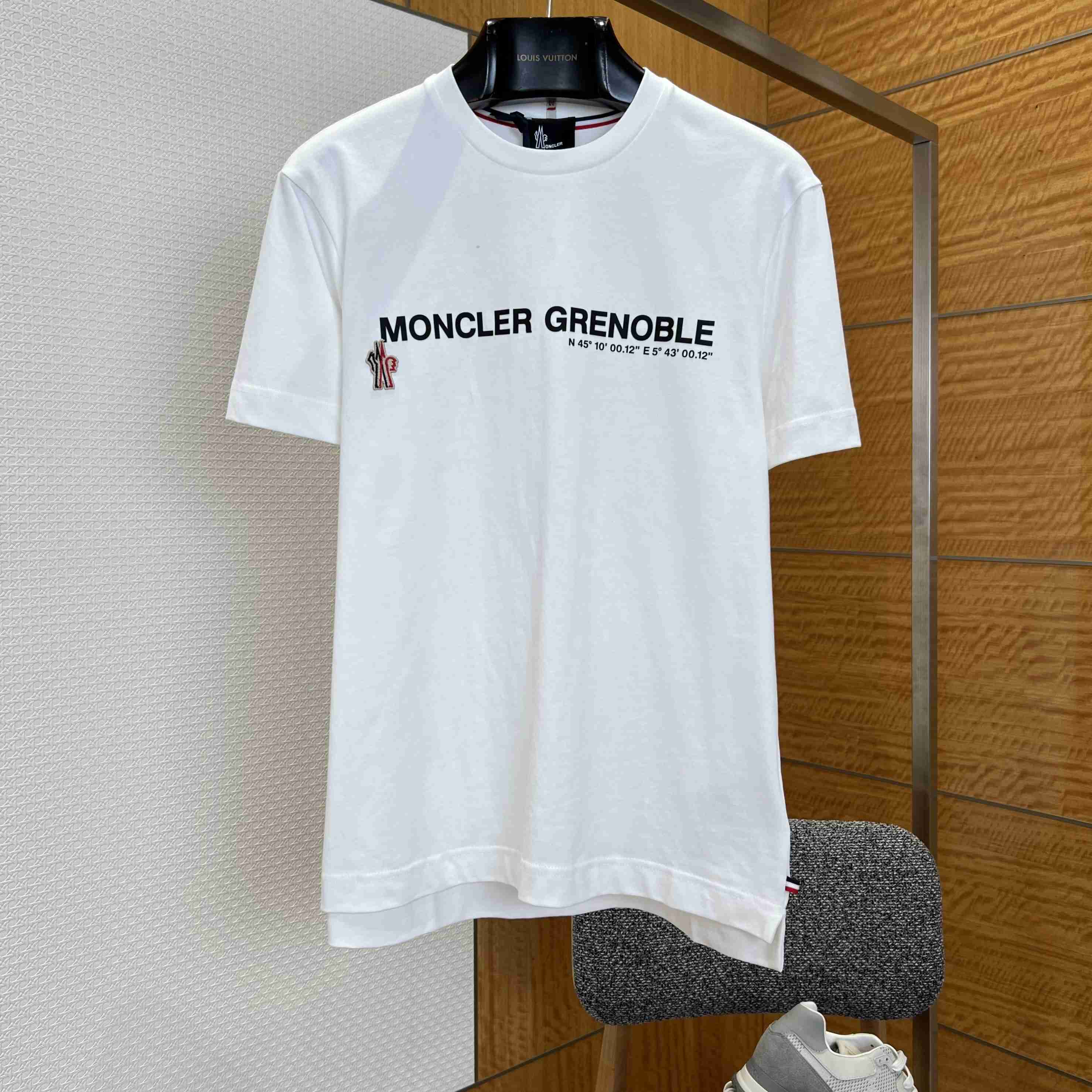 Moncler Logo Cotton Blend T-Shirt - DesignerGu